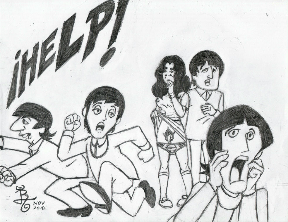 1futa 2010 4boys calling_for_help dress_lift erect_nipples_under_clothes futa_with_male futanari george_harrison intersex john_lennon panties_down paul_mccartney presenting_penis ringo_starr rlg running_away scared sketch the_beatles the_beatles_cartoon yoko_ono