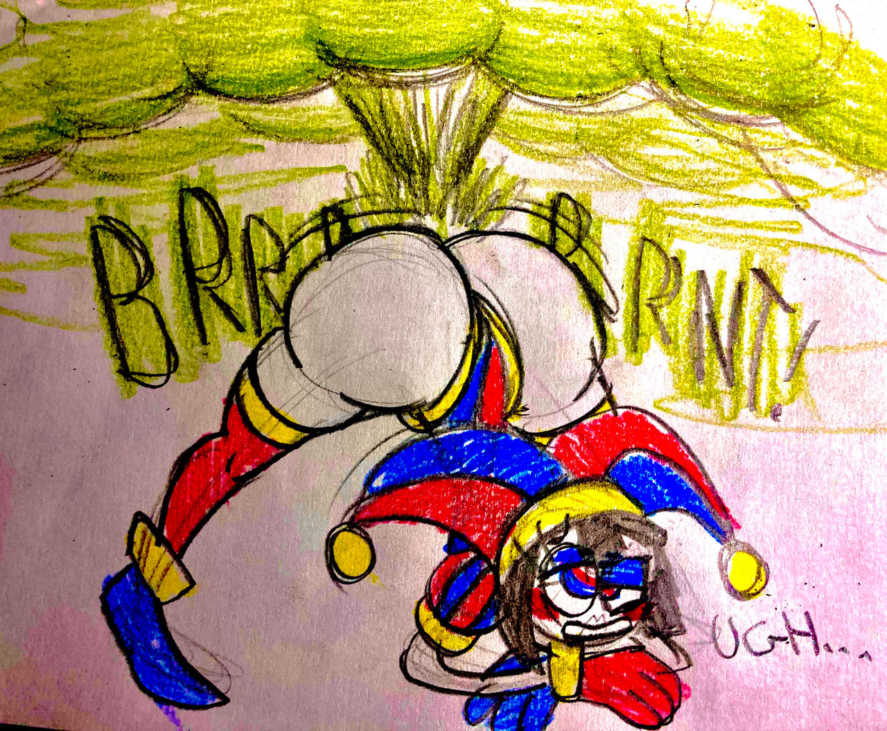 2023 2d 2d_(artwork) ass big_ass big_butt big_hips big_thighs blush blushing_profusely charygem clown clown_girl fart fart_cloud fart_everywhere fart_fetish farting farts female female_focus female_only gassy gassy_female glitch_productions hips hips_wider_than_shoulders huge_ass huge_butt huge_fart huge_hips huge_thighs jack-o_pose jester jester_hat jester_outfit legs pomni pomni_(the_amazing_digital_circus) text the_amazing_digital_circus thick_ass thick_thighs thighhighs thighs traditional_media_(artwork) watermark white_skin white_skinned_female