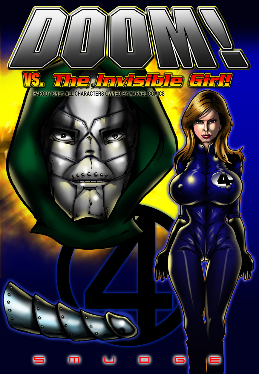 breasts comic_book_cover doctor_doom fantastic_four female invisible_woman marvel metal_penis parody_comic penis smudge sue_storm victor_von_doom