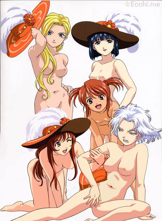 artist_request coquelicot erica_fontaine flat_chest glycine_bleumer hanabi_kitaoji lobelia_carlini medium_breasts sakura_taisen sakura_wars sega small_breasts