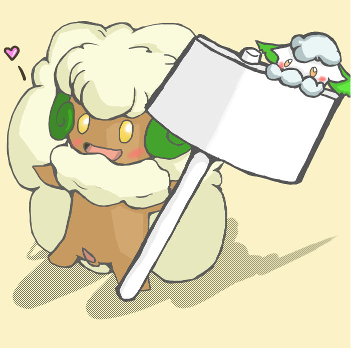 blush brown_skin color cottonee elfuun feral interspecies male monmen nude penis pokemon size_difference standing tagme whimsicott