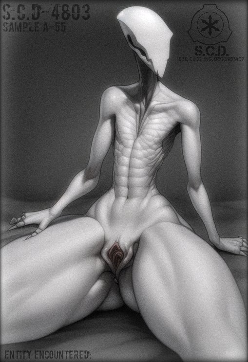 1cuntboy 2d_(artwork) ai_generated andromorph bed claws cuntboy eyeless flat_chested furniture genitals humanoid intersex long_neck nai_diffusion nightmare_fuel no_ears on_bed pussy s.c.d-foudation sitting sitting_on_bed slim stable_diffusion thick_thighs white_body