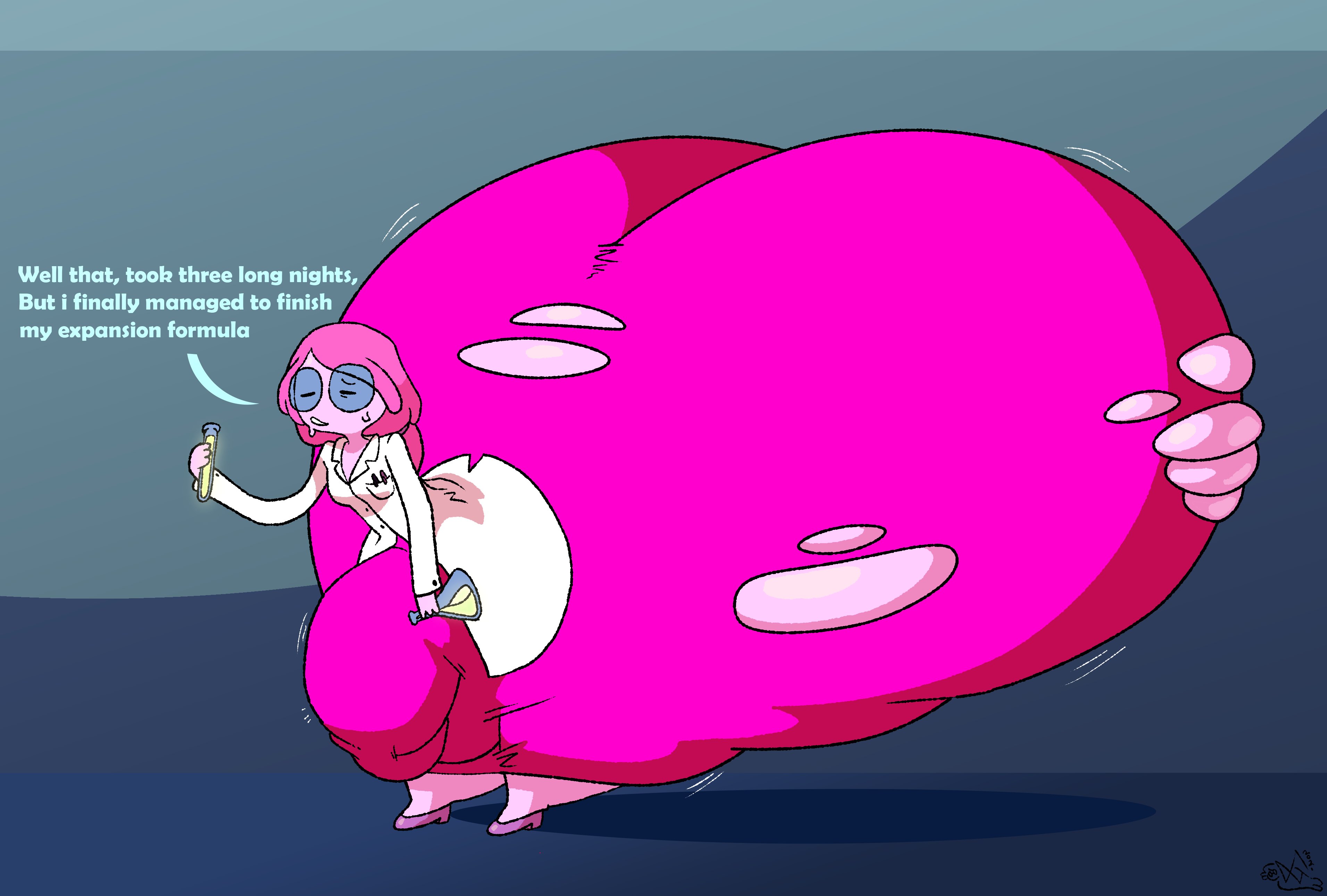 1futa, adventure time, ass, ass bigger than body, ass body, ass expansion, ass in dress, balls, big ass, bottom heavy, breasts, bulge, cartoon network, chemicals, clothed, clothing, colossal ass, dialogue, drakeinflates, english text, enormous ass, fat ass, full body, fully clothed, futa only, futanari, genital expansion, genital growth, genital growth (enlargement), giant ass, gigantic ass, glasses, high heels, huge ass, humanoid, humanoid penis, hyper, hyper ass, hyper thighs, intersex, labcoat, massive ass, meat wall (body type), nerd, penis, penis expansion, penis growth, penis growth (enlargement), princess bubblegum, scientist, solo, standing, text, thick thighs, wide hips