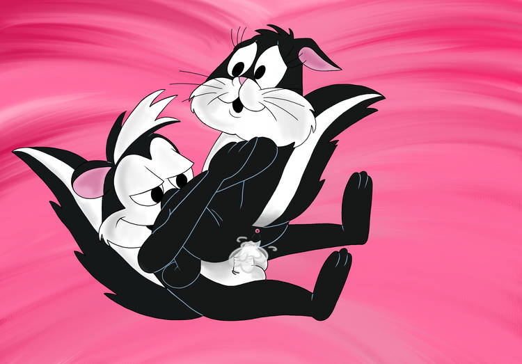 furry furry_tail looney_tunes penelope_pussycat penis_in_pussy pepe_le_pew sex ultra-skank