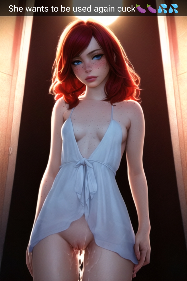 ai generated, cheating, cheating wife, cuckold, cum, cum inside, female, ginger, nai diffusion, original, snapchat, stable diffusion