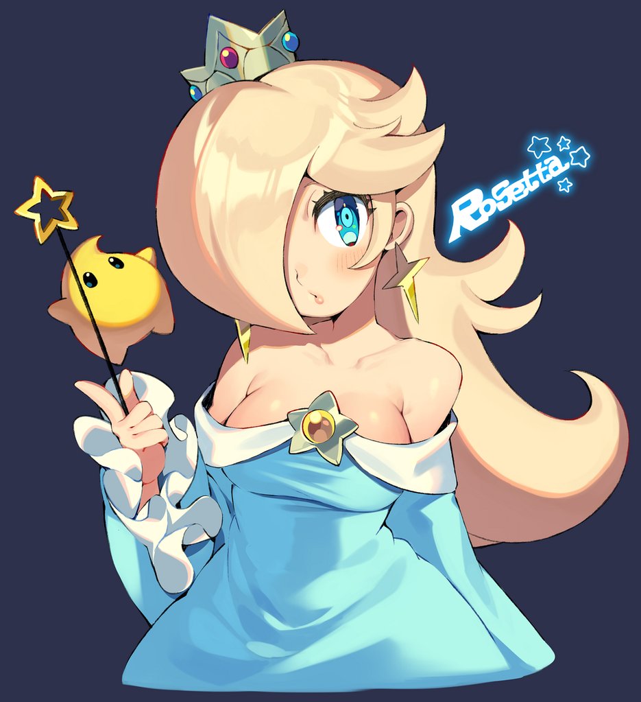 1girls, ass, big ass, big breasts, breasts, cute, female, luma, mario (series), nintendo, pnpnonk04, princess rosalina, tagme, thick thighs