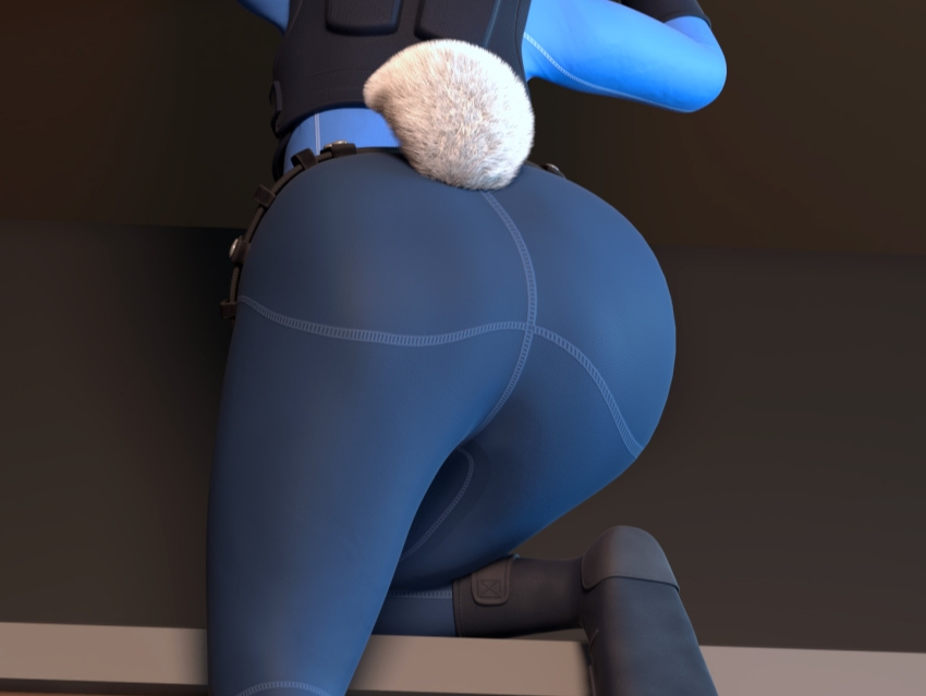 3d, 3d (artwork), anthro, anthro only, ass, big ass, big butt, clothing, diaperboy1443, disney, female, furry, furry only, judy hopps, presenting, presenting ass, presenting hindquarters, rabbit, rabbit girl, rabbit humanoid, solo, solo female, solo focus, thick, thick ass, thick thighs, tight clothes, tight clothing, tight pants, zootopia