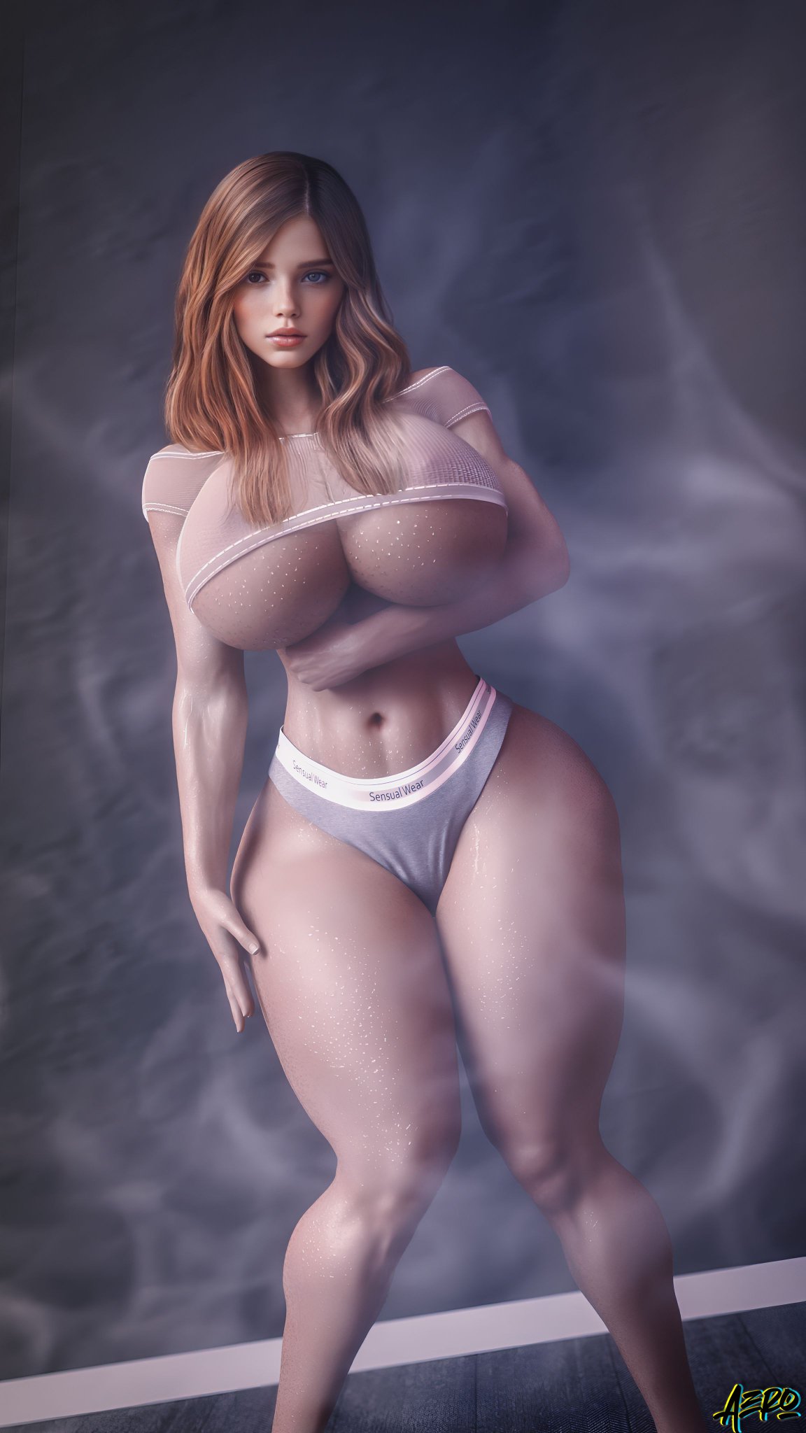 1girls 3d aero3dx artist_name athletic athletic_female big_ass big_breasts bimbo breasts bubble_ass bubble_butt busty dat_ass emma_(aero3dx) female female_only fit fit_female hips hourglass_figure human large_ass large_thighs legs light-skinned_female light_skin lips mature mature_female mirage3dx navel original original_character shiny shiny_skin solo thick thick_legs thick_thighs thighs toned toned_female voluptuous waist watermark wide_hips