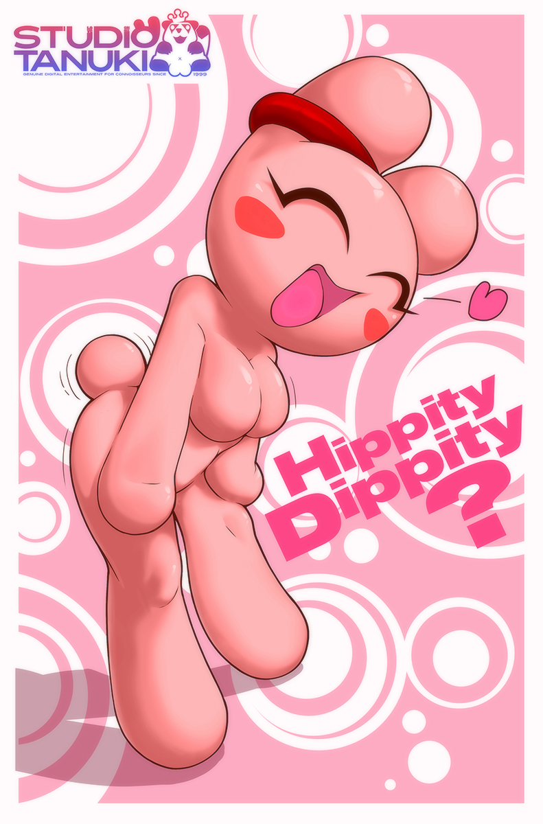 anthro breasts bunny_maloney bunny_maloney_meko candy_bunny english_text featureless_breasts featureless_crotch female heart_symbol hi_res lagomorph leporid mammal official_art rabbit tagme tail text