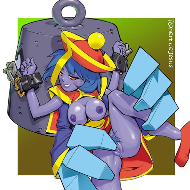 bondage capcom clothing darkstalkers hsien_ko jiangshi lei-lei lei_lei medium_breasts pubic_hair robert_dejesus tagme