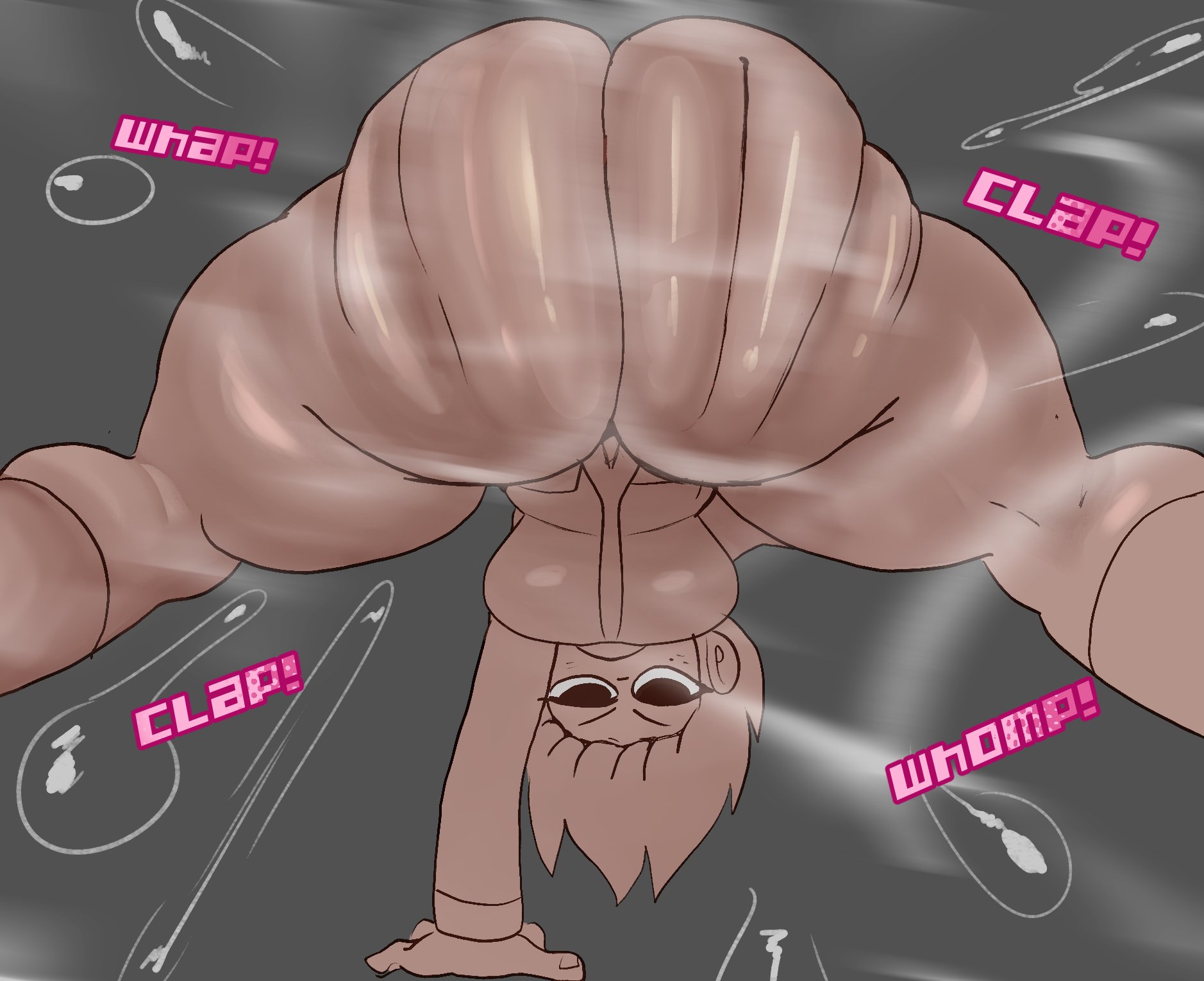 1girls, ass, ass clapping, big ass, bubble ass, bubble butt, clapping cheeks, fat ass, female, female only, huge ass, kim pine, large ass, lemonadepikachu, scott pilgrim, solo, thick ass, thick thighs, twerking, wide hips