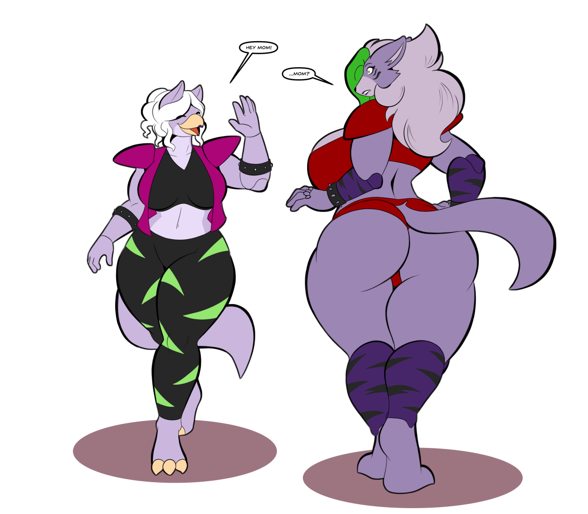 ass, big ass, big breasts, breasts, bubble ass, bubble butt, female, five nights at freddy's, five nights at freddy's: security breach, lunarartstudios (artist), roxanne wolf (fnaf), tagme