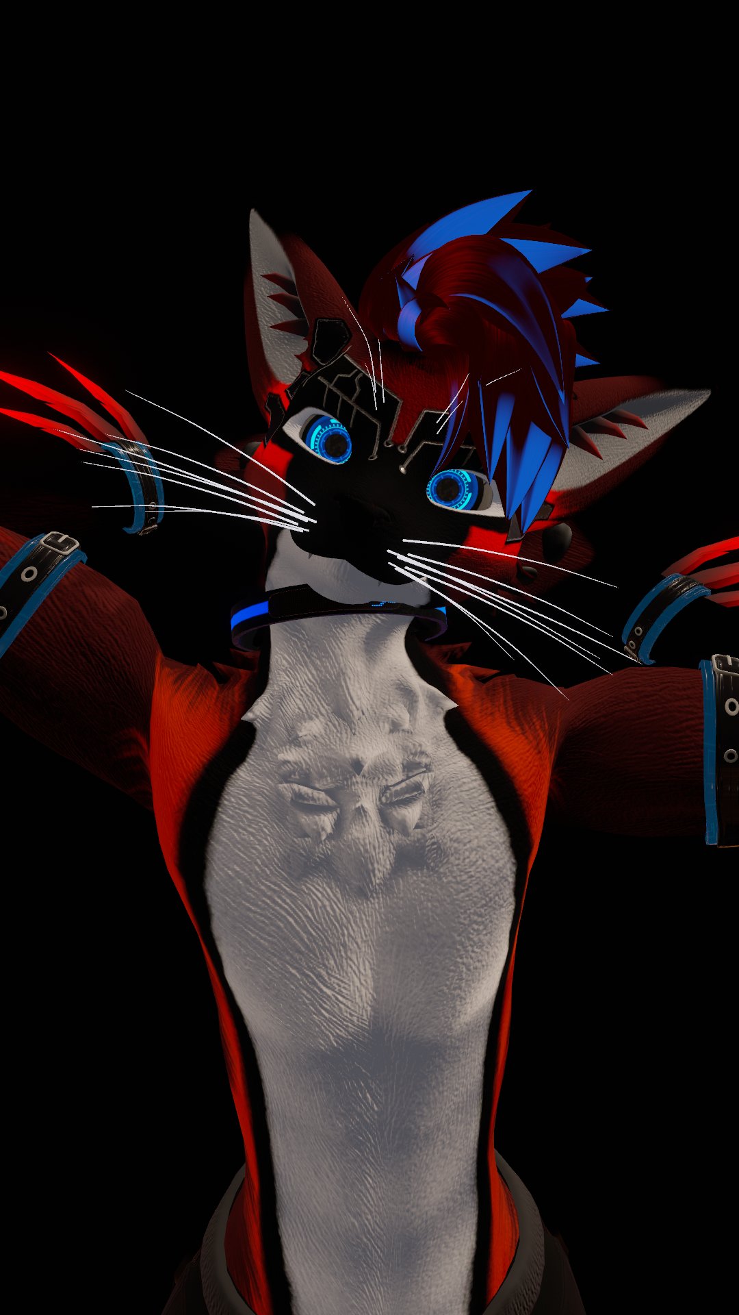 3d anthro anthro_only canid canine fur furry furry_only kyrani male male_only red_fur rexouium tagme twitter url vr_media vrchat vrchat_avatar