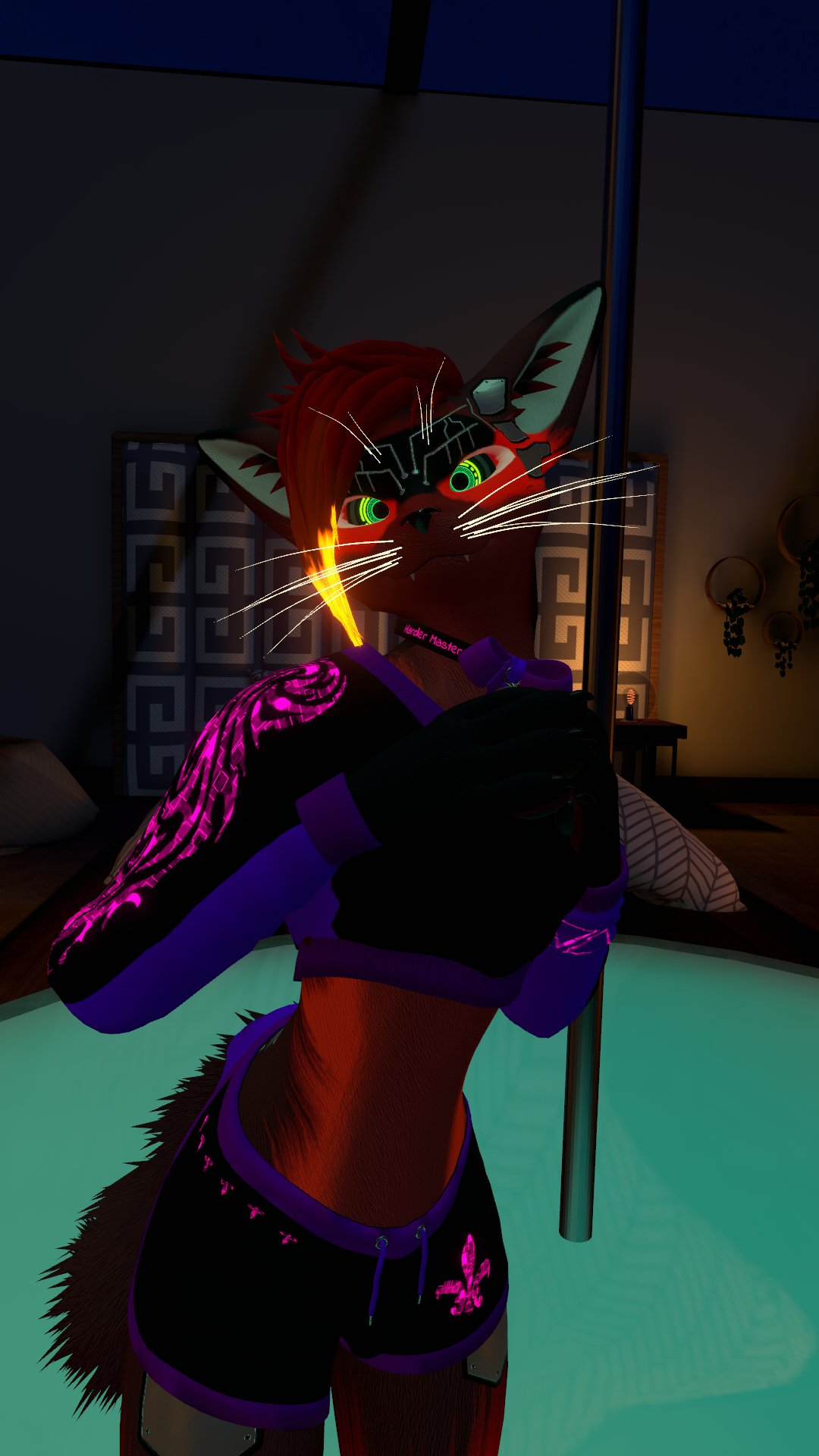 3d anthro anthro_only canid canine fur furry furry_only kyrani male male_only red_fur rexouium tagme twitter url vr_media vrchat vrchat_avatar