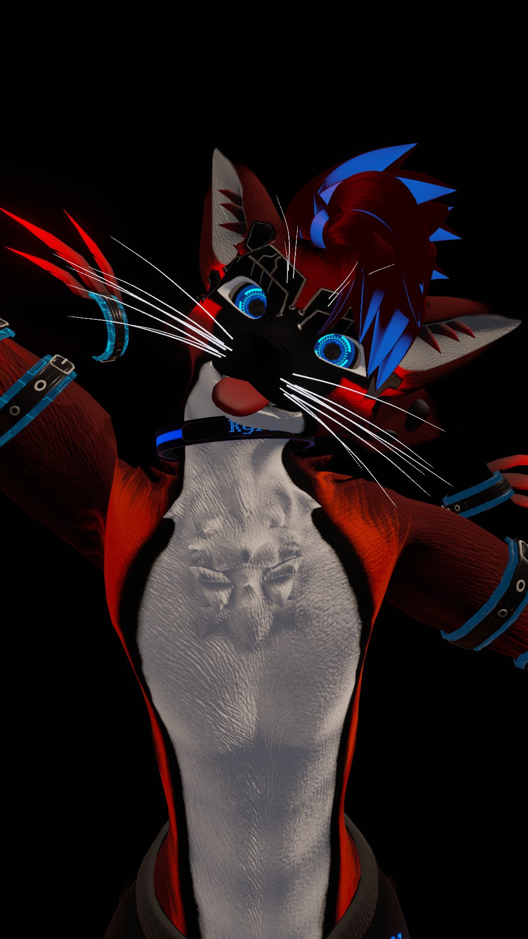 3d anthro anthro_only canid canine fur furry furry_only kyrani male male_only red_fur rexouium tagme twitter url vr_media vrchat vrchat_avatar