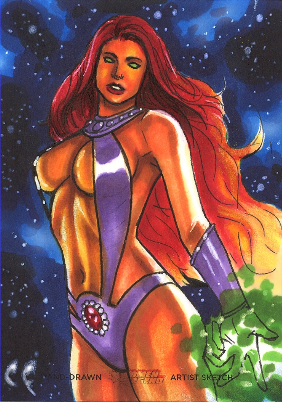 1girls chris_foulkes curvaceous curvy curvy_body curvy_female curvy_figure dc dc_comics female female_only hourglass_figure koriand'r light-skinned_female light_skin solo solo_female starfire starfire_(comics) tagme teen_titans voluptuous