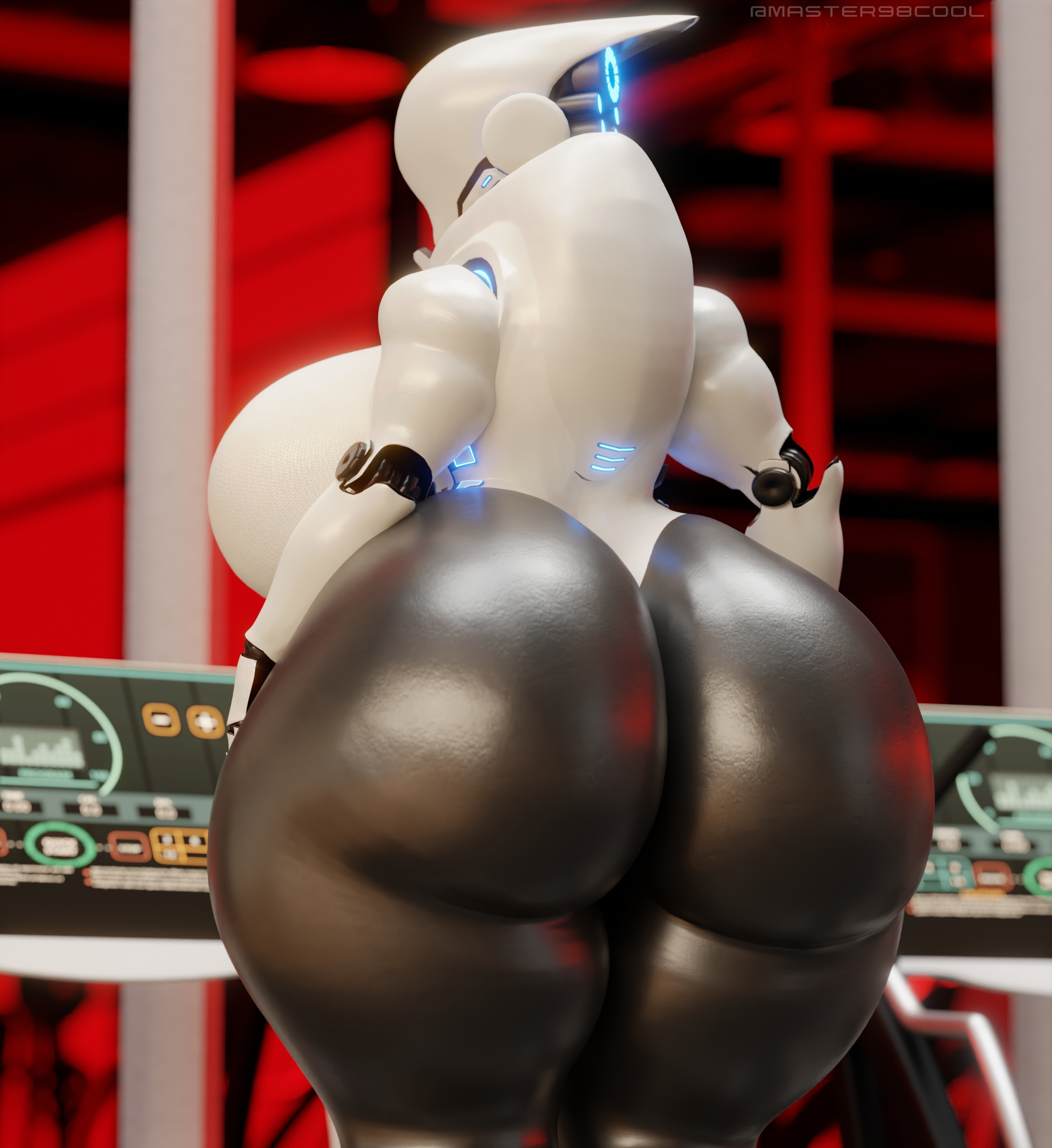 3d, ass, behind view, big ass, big breasts, breasts, bubble ass, bubble butt, chubby, chubby female, coolmaster98, female, haydee, haydee (game), huge ass, overweight, overweight female, robot, robot girl, robot humanoid