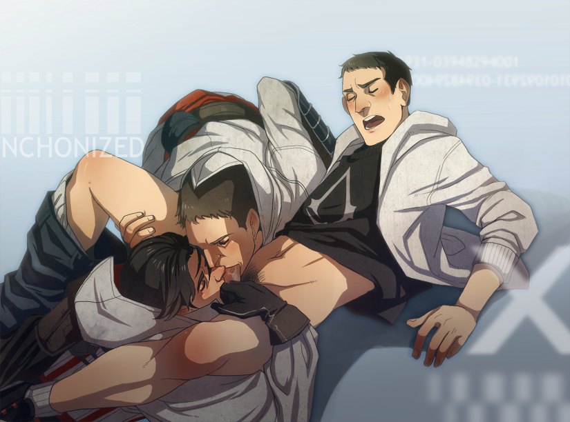 3boys altair_ibn_la-ahad assassin's_creed assassin's_creed:_brotherhood assassin's_creed:_revelations assassin's_creed_(series) assassin's_creed_ii desmond_miles double_fellatio ezio_auditore_da_firenze fellatio gay human humanoid incest male male_only multiple_boys multiple_fellatio multiple_males oral penis time_paradox ubisoft yaoi