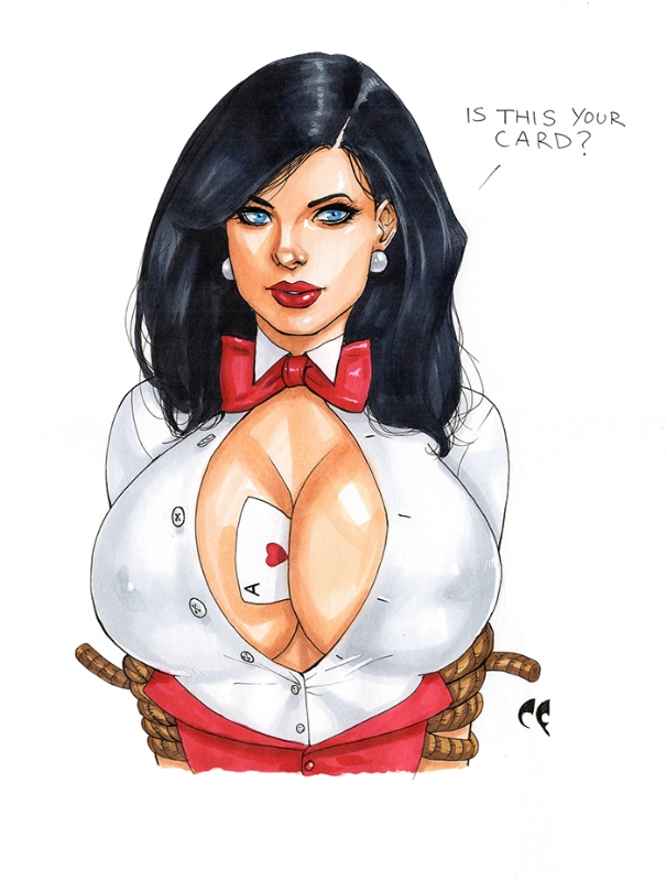 1girls black_hair blue_eyes boobs breast breasts chris_foulkes cleavage curvaceous curvy curvy_female curvy_figure dc dc_comics exposed_breast exposed_breasts female female_only heroine hourglass_figure inner_sideboob light-skinned_female light_skin sideboob solo solo_female superhero superheroine tagme voluptuous voluptuous_female zatanna zatanna_zatara