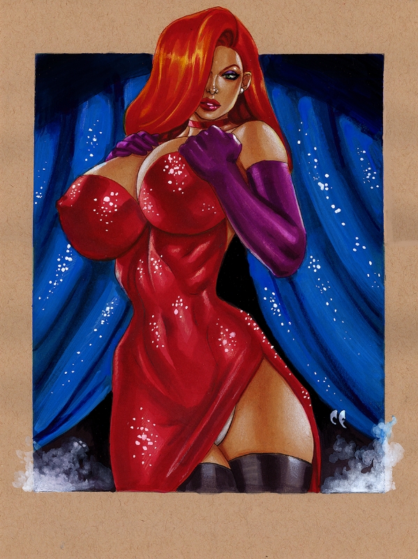 1girls chris_foulkes curvaceous curvy curvy_female curvy_figure female female_only hourglass_figure jessica_rabbit light-skinned_female light_skin solo solo_female tagme thick_lips voluptuous voluptuous_female who_framed_roger_rabbit