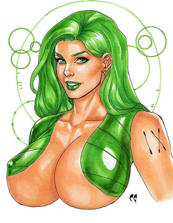 1girls aphrodite_ix aphrodite_ix_(series) chris_foulkes curvaceous curvy curvy_female curvy_figure female female_only green_hair hourglass_figure image_comics light-skinned_female light_skin solo solo_female tagme top_cow voluptuous voluptuous_female