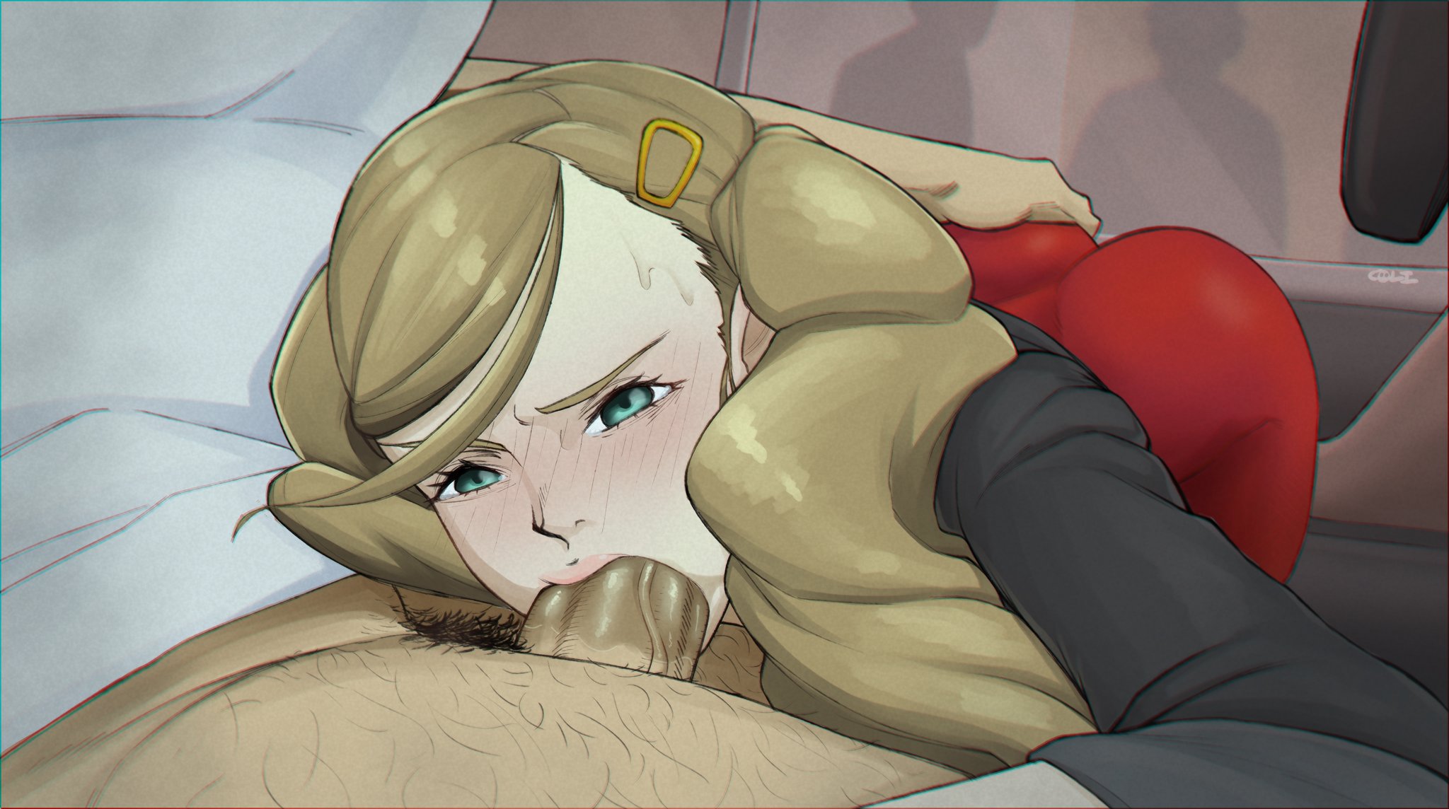 1boy, 1girls, age difference, ann takamaki, ass, ass grab, balls, big penis, blowjob, blue eyes, car, car sex, clothed female, coli, deepthroat, disgusted, empty eyes, endured face, fellatio, female, female human, forced, forced oral, fully clothed, groping, hairy, hairy male, huge cock, human, human male, male, mature male, molestation, older male, older male and younger female, older penetrating younger, oral, penis, persona, persona 5, rape, red legwear, saliva, sexual assault, suguru kamoshida, teacher, teacher and student, teenage female, teenager, testicles, twintails, uncomfortable, veiny penis, what if, younger female