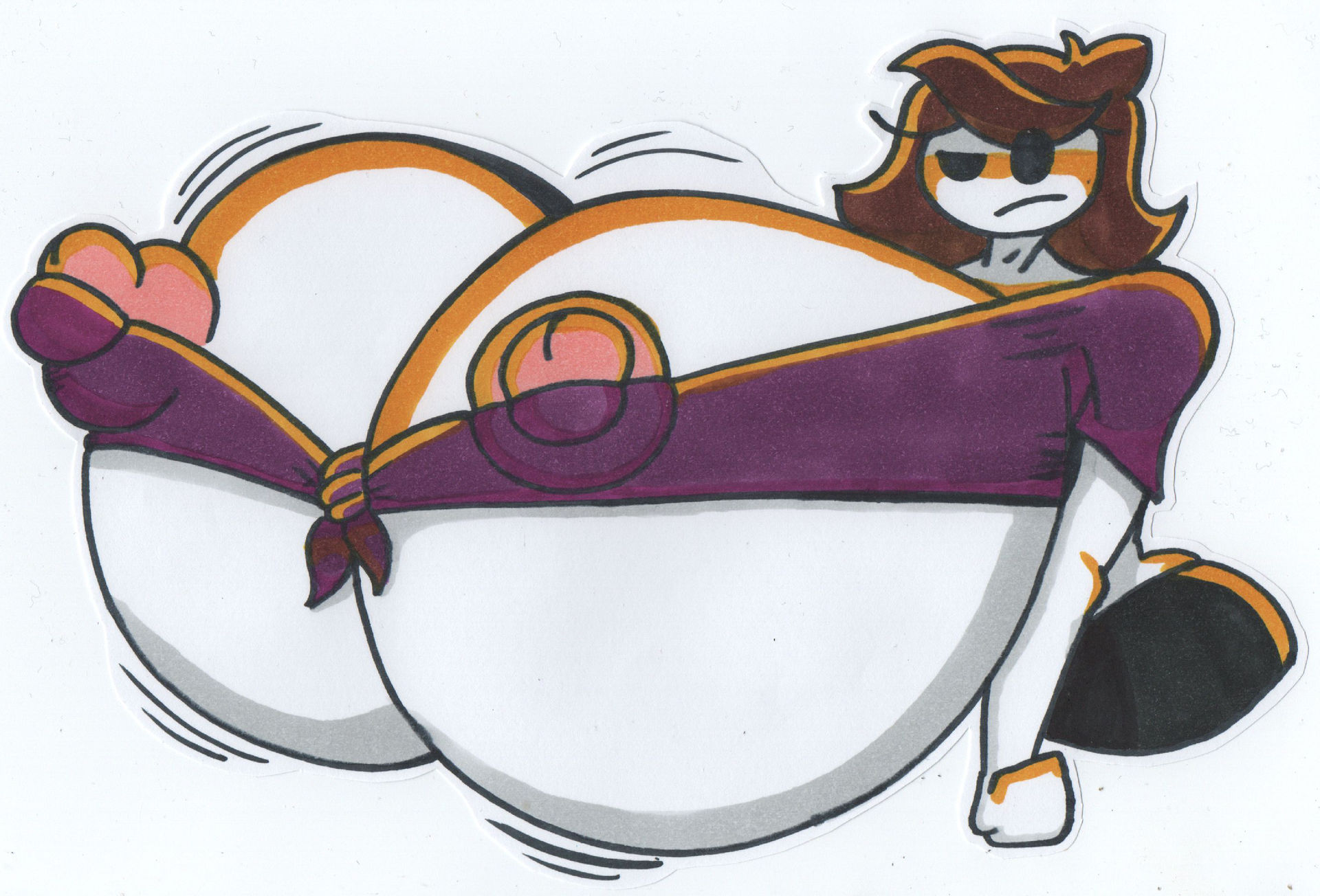 1girls, alternate breast size, big breasts, breast expansion, breast growth, breast growth (enlargement), breasts, brown hair, crop top, cuteskyler, female, gigantic breasts, huge breasts, hyper breasts, jaiden, jaiden animations, jaidenanimations, large breasts, massive breasts, traditional media (artwork), yoga pants, youtube, youtuber