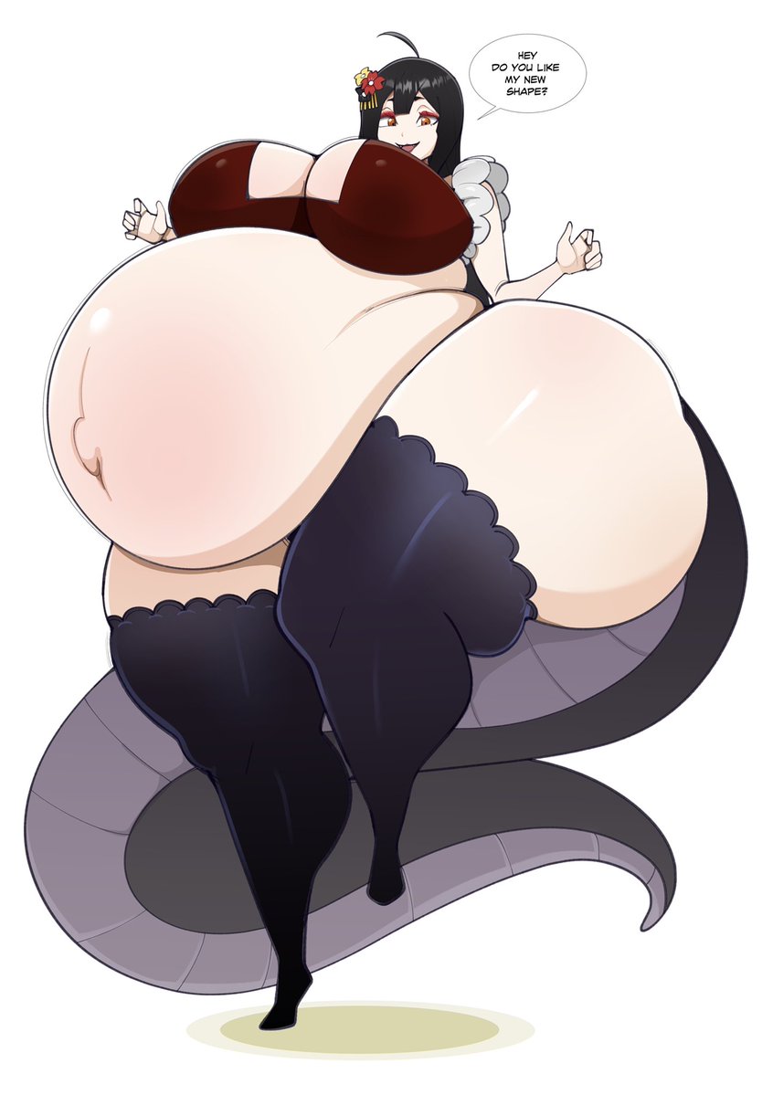 1girls bbw big_belly dialogue fat huge_ass huge_belly huge_breasts hyper hyper_belly hyper_pregnancy indie_virtual_youtuber looking_at_viewer outie_navel overweight overweight_female pregnant saavlewd snake_girl snake_tail solo tagme thick_thighs thighhighs virtual_youtuber wide_hips zeruxu