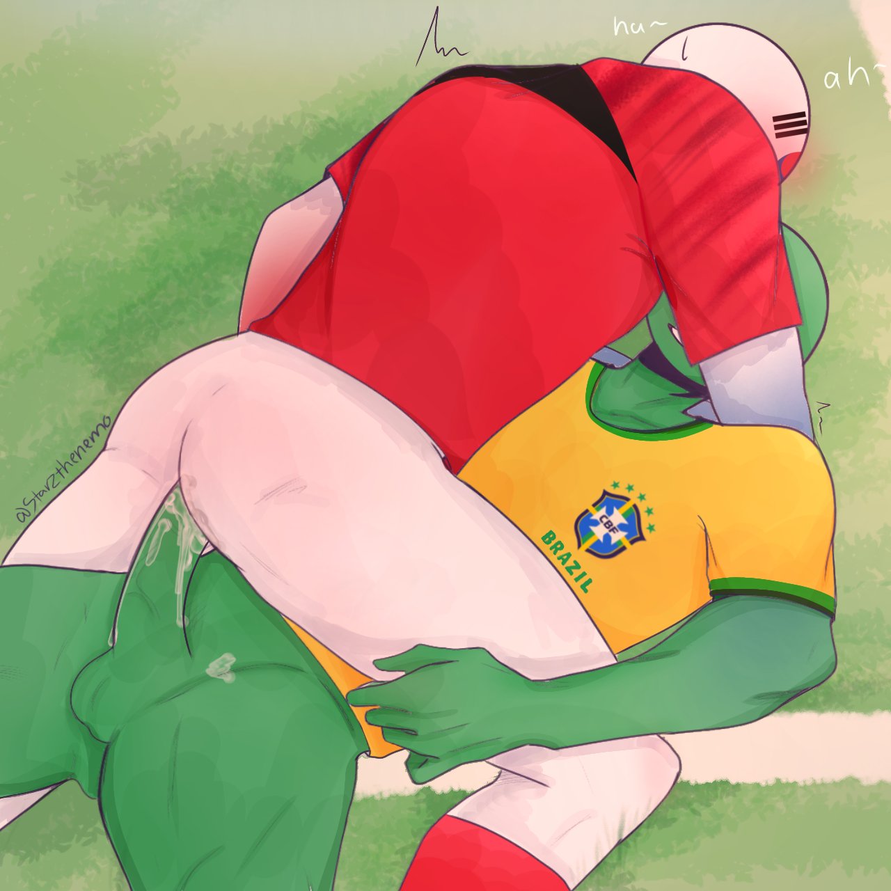 2022_fifa_world_cup anal brazil_(countryhumans) countryhumans fifa gay gay_sex male_only outdoors sex soccer south_korea_(countryhumans) stadium starzthenemo stickman world_cup