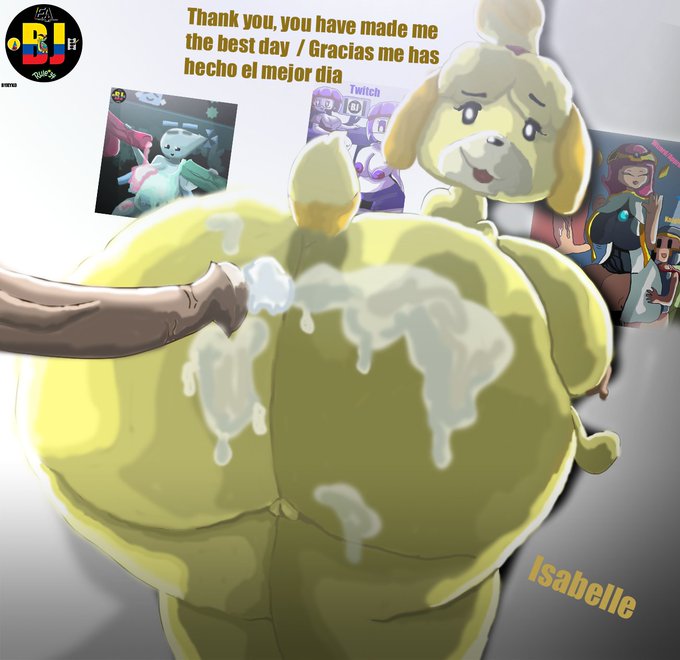 2022 animal animal_crossing animal_crossing_girl ass big_ass big_breasts big_butt big_nipples big_penis breasts bubble_ass bubble_butt byjeyko capybara cum cum_explosion cum_in_ass cum_inside cumshot fat_ass fat_butt furro furry furry_female isabelle isabelle_(animal_crossing) nintendo nipples penis tapir thick_thighs thighs