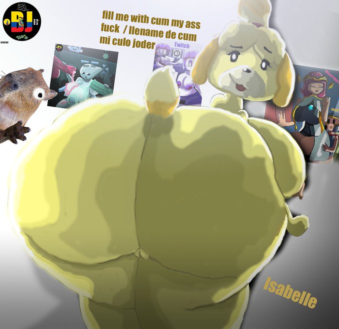 2022 animal animal_crossing animal_crossing_girl ass big_ass big_breasts big_butt big_nipples big_penis breasts bubble_ass bubble_butt byjeyko capybara cum cumshot fat_ass fat_butt furro furry furry_female isabelle isabelle_(animal_crossing) nintendo nipples penis tapir thick_thighs thighs