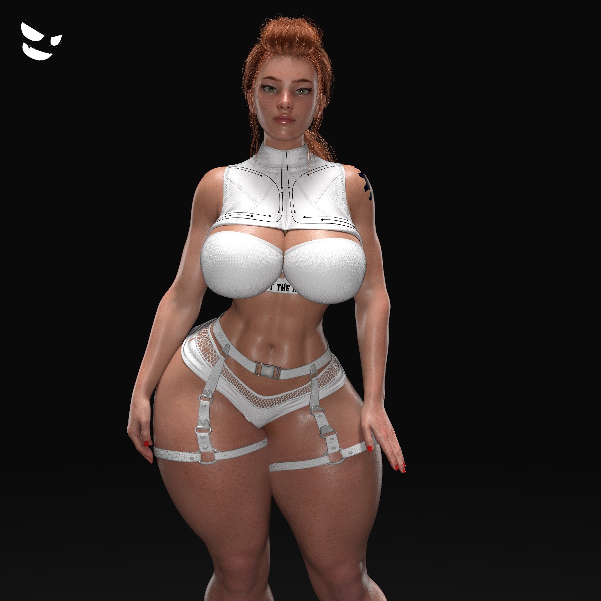 1girls, 3d, abs, ass, big ass, big breasts, big thighs, blizzard entertainment, breasts, brigitte, female, gm studios, huge thighs, large thighs, lingerie, muscular, muscular female, overwatch, red hair, tagme, tattoo, thick thighs, thighs, thunder thighs, thunderthighs, wide hips