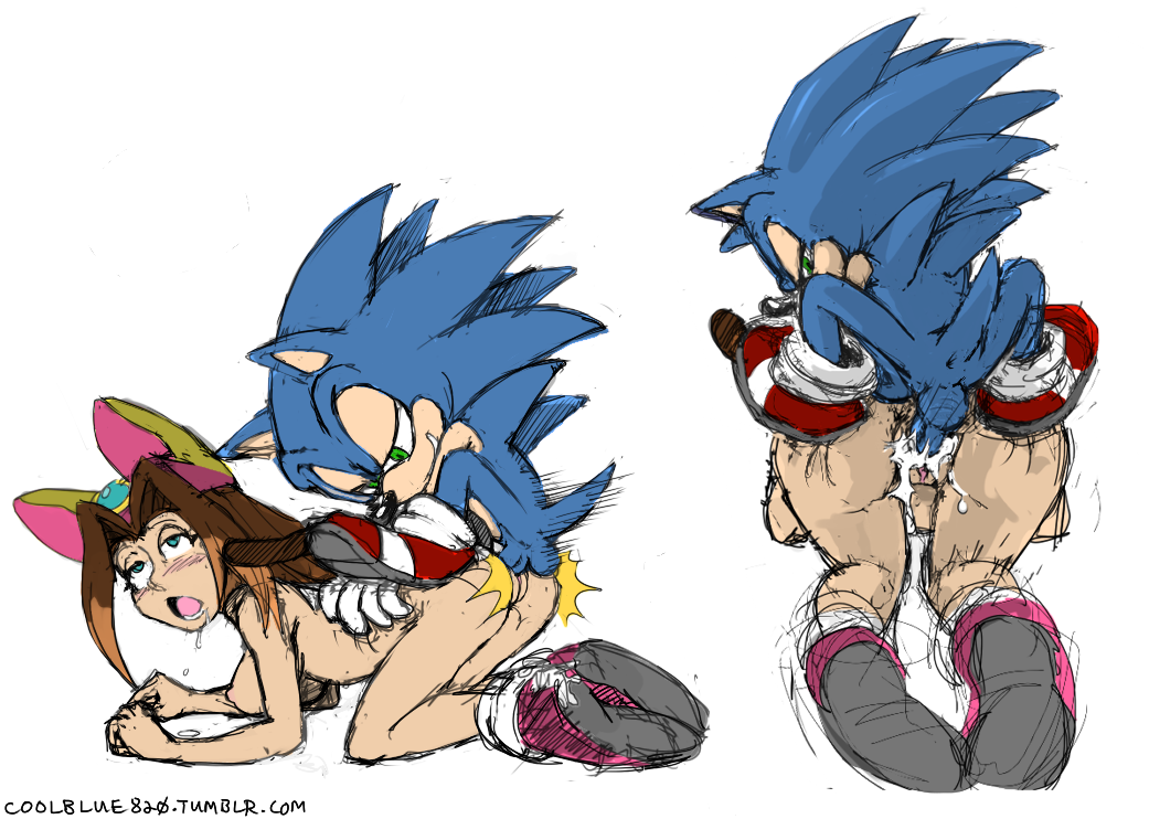 1boy 1boy1girl 1girls 2022 2023s brown_hair brown_highlights color_edit coolblue cum_in_pussy exposed_torso female footwear green_eyes handwear hedgehog human male mammal pale_skin sara_(sonic) sega seira_(sonic) sonic_(series) sonic_the_hedgehog sonic_the_hedgehog_(ova) sonic_the_hedgehog_(series) tumblr vagina vaginal vaginal_penetration