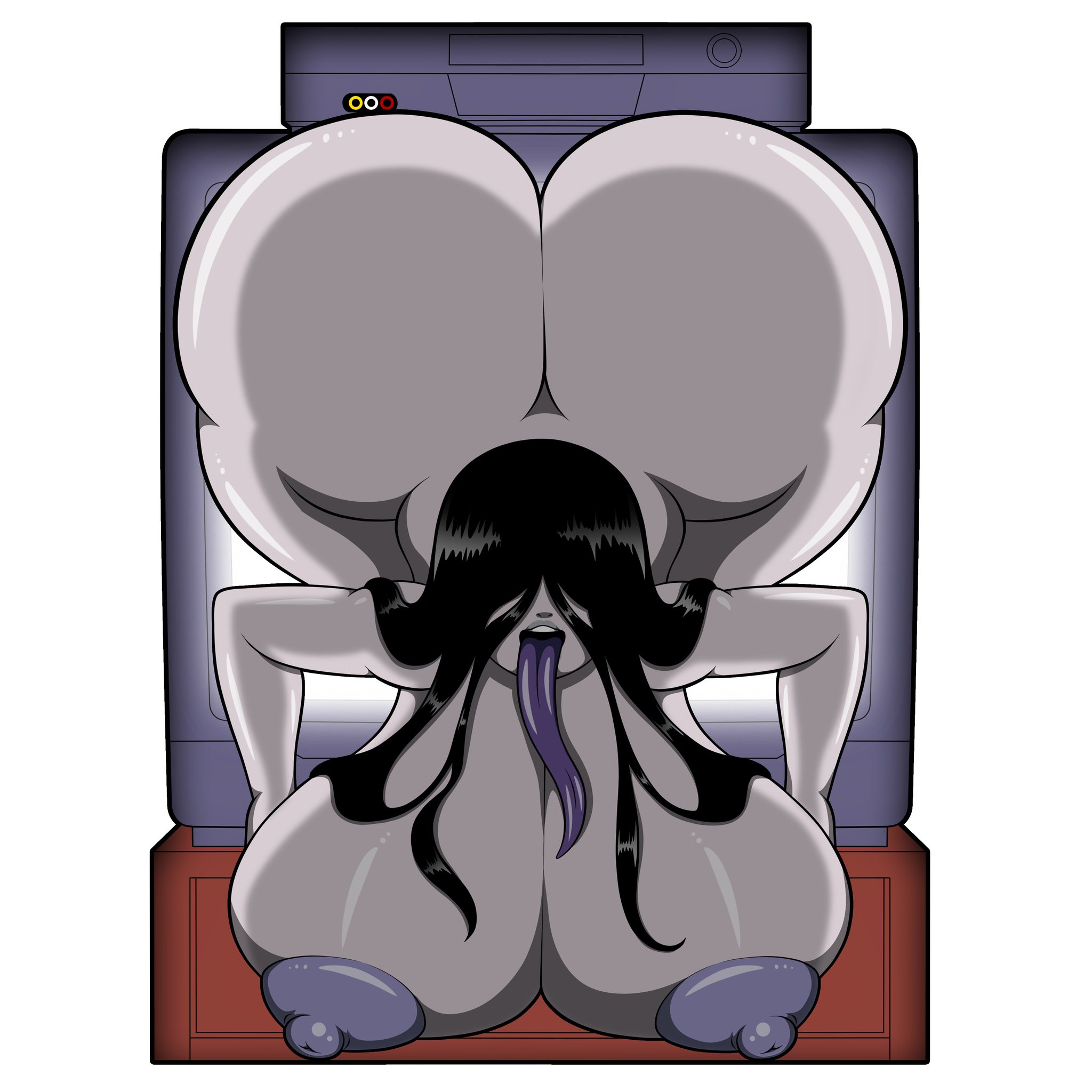 1girls, ass, ass bigger than head, big ass, big breasts, big thighs, breasts, breasts bigger than head, bust, busty, completely nude, completely nude female, curvaceous, curvy, curvy figure, digital media (artwork), enormous ass, enormous breasts, enormous thighs, female, female only, ghost, ghost girl, gigantic ass, gigantic breasts, gigantic thighs, hips, huge ass, huge breasts, hyper ass, hyper breasts, hyper thighs, large ass, large breasts, light skin, light-skinned female, looking at viewer, massive ass, massive breasts, massive thighs, mature, mature female, naked, naked female, nightmare waifu, nude, nude female, onryo, pale skin, pale-skinned female, plump ass, plump breasts, plump thighs, sadako yamamura, slim waist, solo, solo female, spirit, the ring, thegeckodemon, thegeckoninja, thick, thick hips, thick legs, thick thighs, thighs, thighs bigger than head, voluptuous, waist, wide ass, wide hips, wide thighs, yamamura sadako