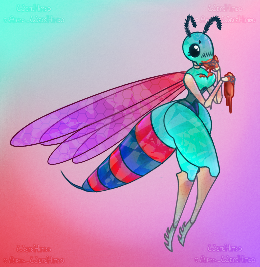 adoptable alpha_werehimbo antennae anthro arthropod female solo