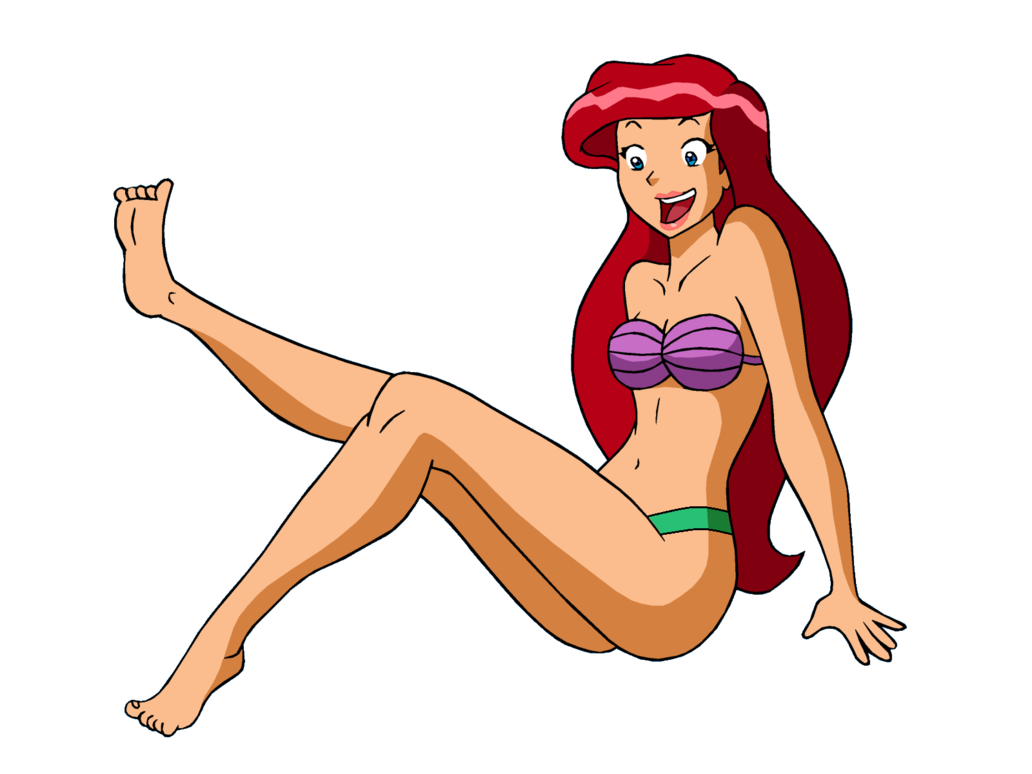 1girls ariel bikini blue_eyes disney disney_princess edit feet feet_up female female_focus female_only green_panties happy human_form leg_up looking_at_feet looking_at_foot panties png red_hair sitting smile solo solo_female standing the_little_mermaid the_little_mermaid_(1989_film) totally_spies waist_length_hair white_background