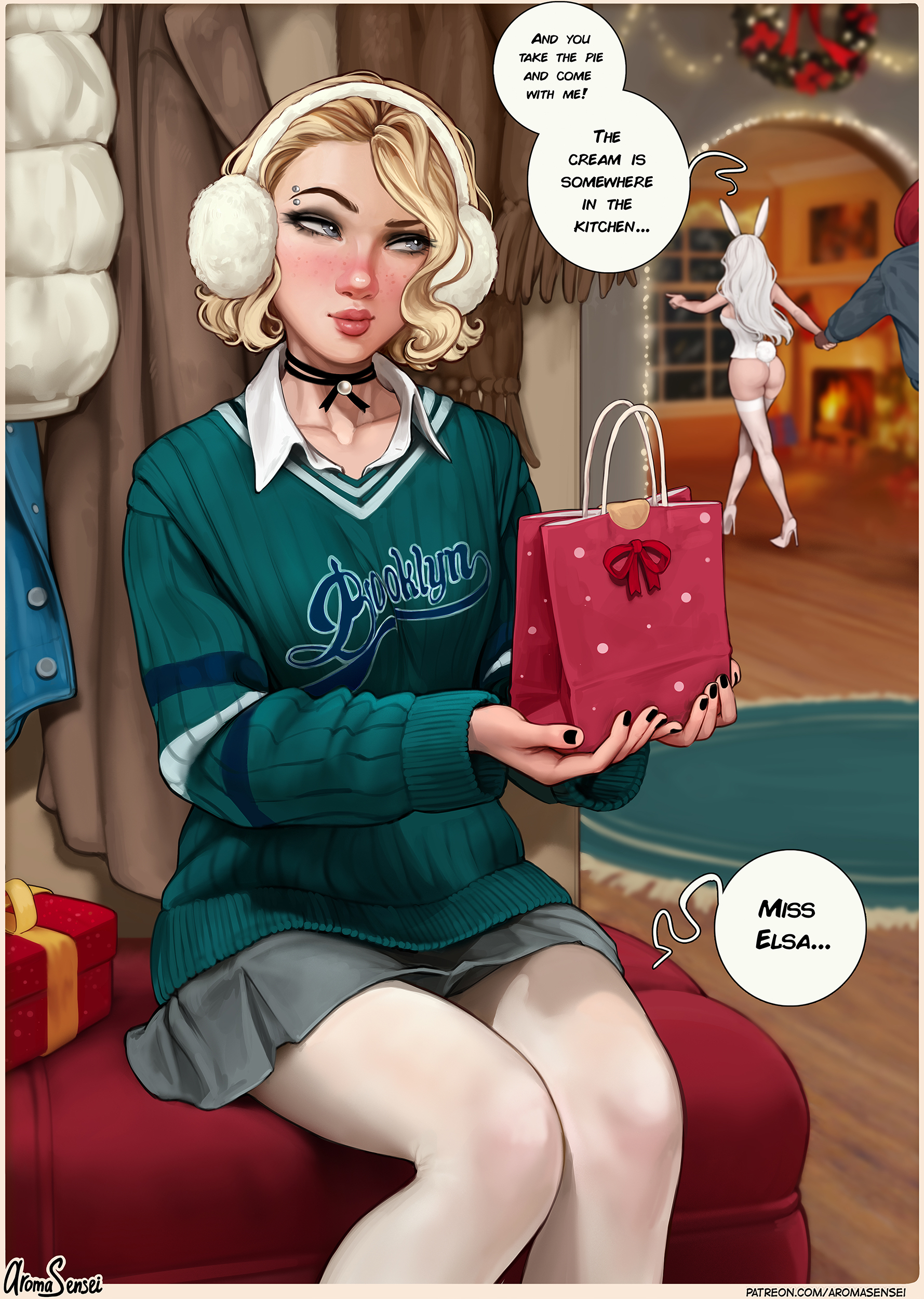 1boy, 2girls, aroma sensei, athletic, athletic female, black nails, blonde hair, blue eyes, breasts, busty, choker, clothing, crossover, curvy, dark skin, dark-skinned male, digital media, disney, elsa (frozen), eyebrow piercing, eyeshadow, female, female focus, fingernails, frozen (film), gwen stacy, heels, high heels, hourglass figure, human, human only, light skin, light-skinned female, male, marvel, marvel comics, miles morales, multiple females, multiple girls, nail polish, queen, royalty, short hair, sitting, skimpy, skirt, slim, small breasts, solo focus, spider-gwen, spider-man (series), spider-man: into the spider-verse, stockings, straight, superhero, superheroine, thick, thick legs, thick thighs, thighs, voluptuous, waist, white hair, wide hips
