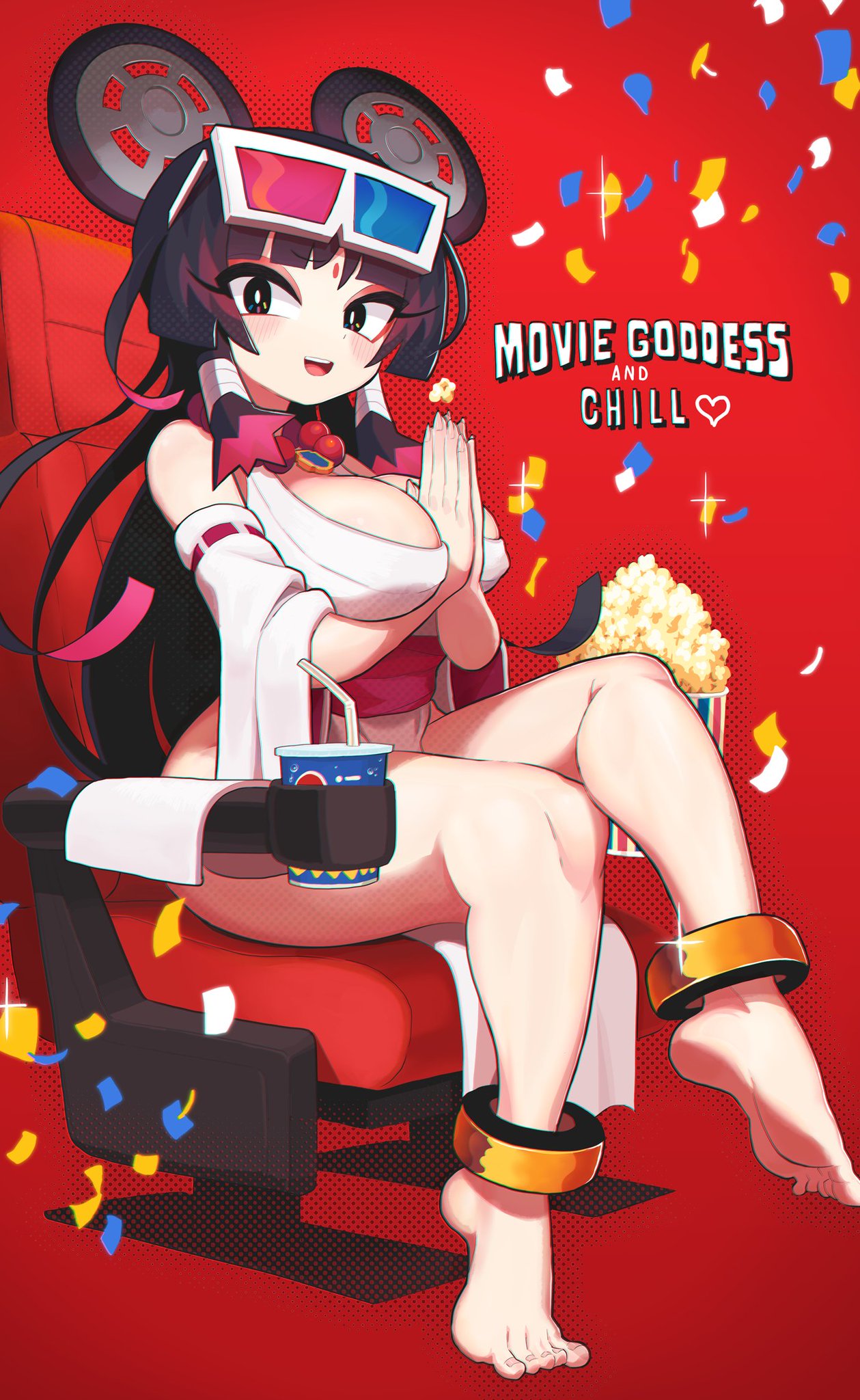 big_breasts gashi-gashi movie_goddess_(gashi-gashi) netflix netflix_and_chill pinup softcore