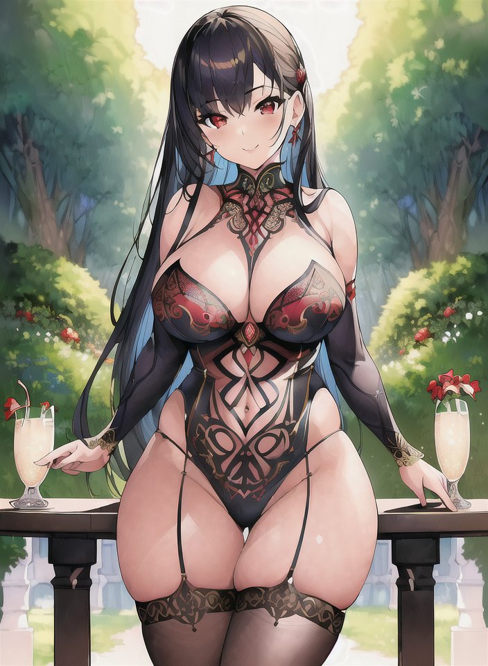 1girls, ai generated, big breasts, breasts, bulging breasts, curvaceous, curvy, curvy body, curvy figure, female, female focus, female only, high resolution, long hair, nai diffusion, original, solo, stable diffusion, voluptuous female