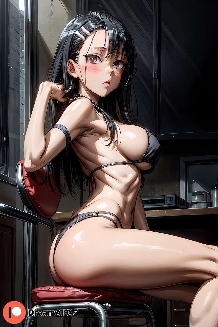 1girls after_sex ai_generated bed bedroom big_breasts black_hair breasts brown_eyes clothed clothing dreamai942 female female_only hayase_nagatoro hi_res high_resolution highres human human_only large_breasts long_hair looking_at_viewer navel please_don't_bully_me,_nagatoro pussy revealing_clothes sideboob simple_background sitting solo tan tan-skinned_female tan_body tan_skin tanned tanned_female watermark