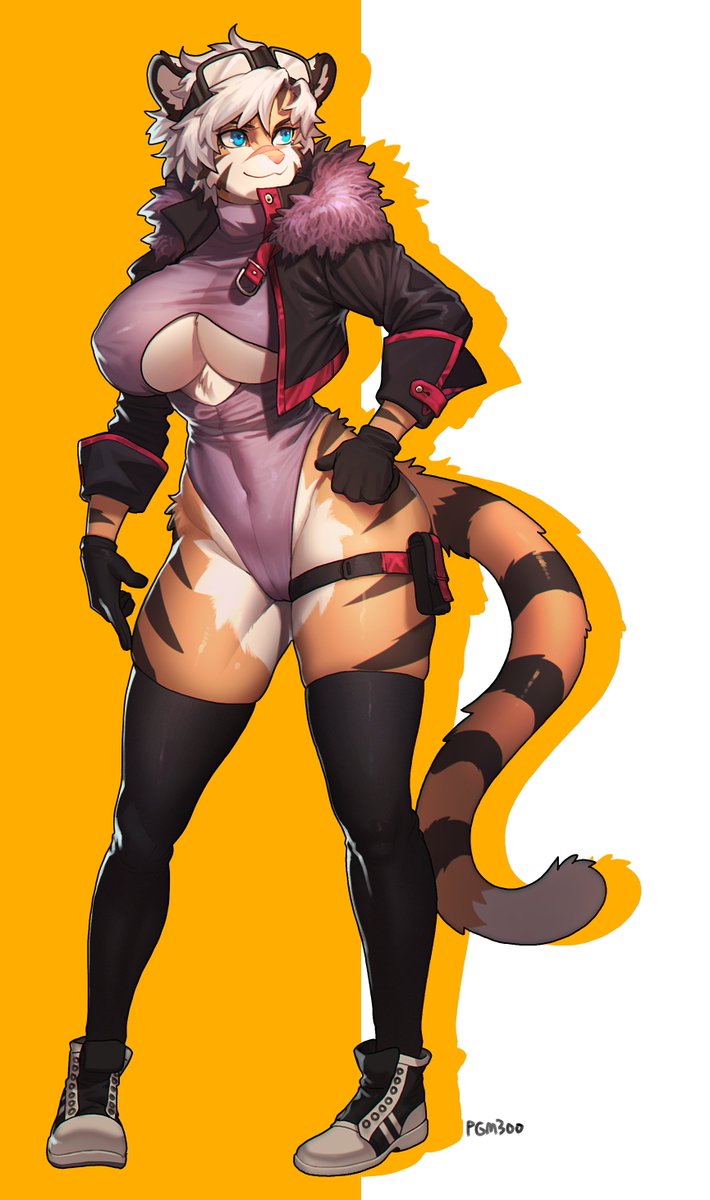 artist_name big_breasts big_hips big_thighs breasts cleavage curves curvy curvy_body curvy_female curvy_figure curvy_hips curvy_thighs female female_only furry furry_only pgm300 plump_thighs round_breasts species thick thick_ass thick_hips thick_legs thick_thighs tiger underboob wide_hips wide_thighs