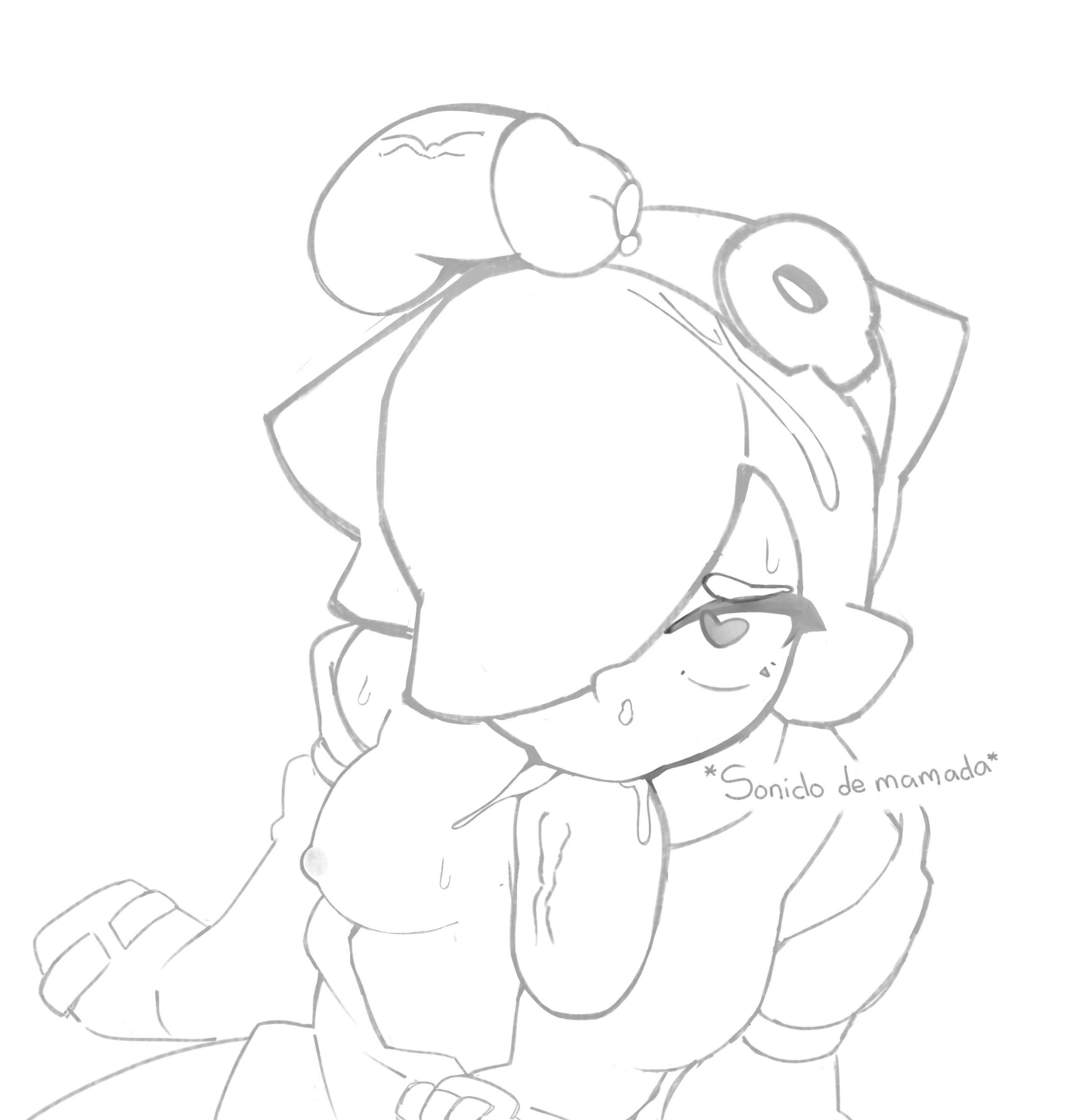 brawl stars, breasts, colette (brawl stars), cum, cum in mouth, cum on hair, fellatio, female, male, penis, sucking penis, xyraabs