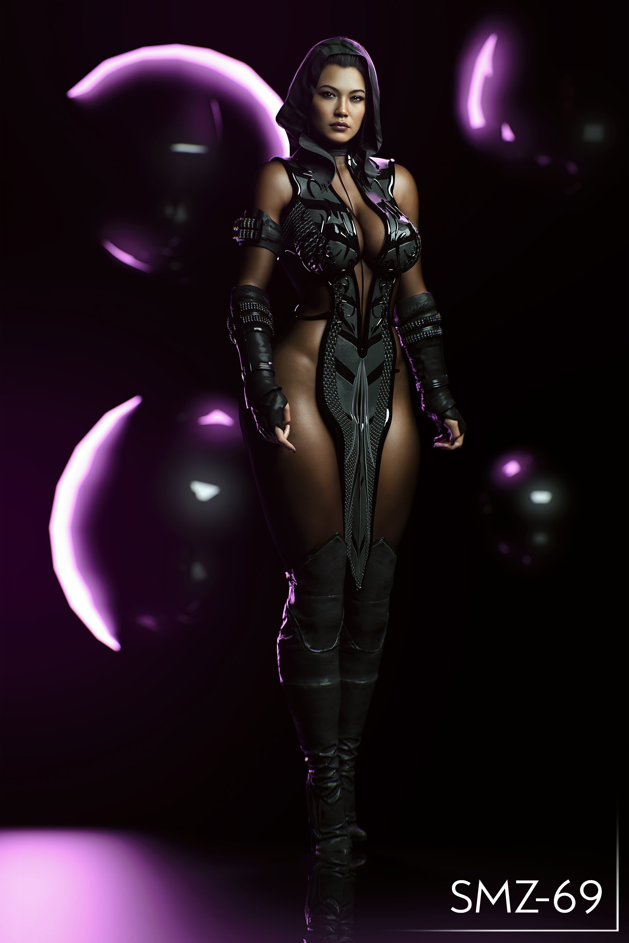 1girls, 3d, ass, big ass, big breasts, breasts, dress, female, female only, huge breasts, large breasts, li mei, li mei (new era), looking at viewer, mortal kombat, mortal kombat 1 (2023), smz-69, solo, solo female, tagme, thick thighs
