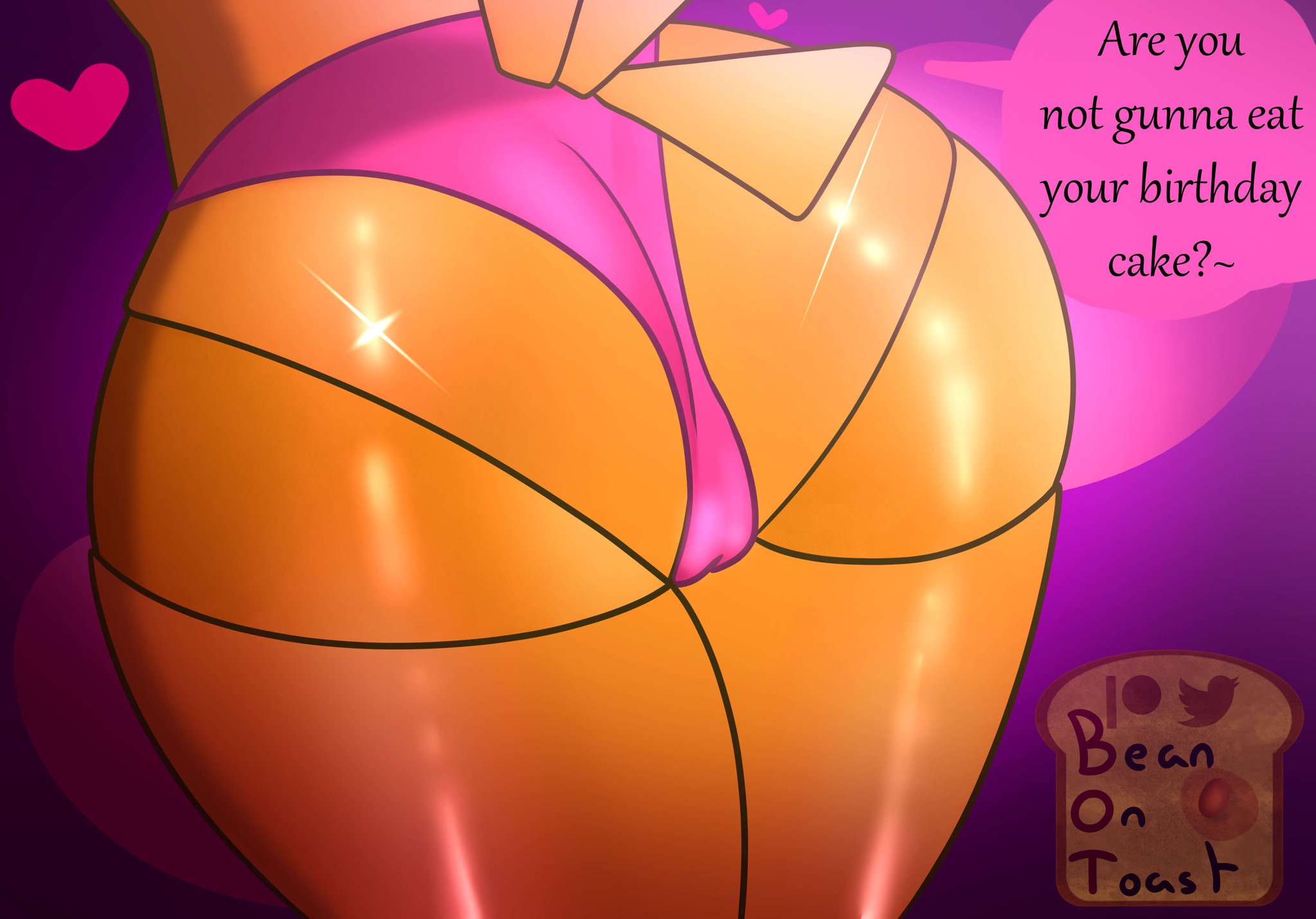 ass, beanontoast, female, five nights at freddy's, five nights at freddy's 2, pink panties, solo, toy chica (fnaf), yellow body
