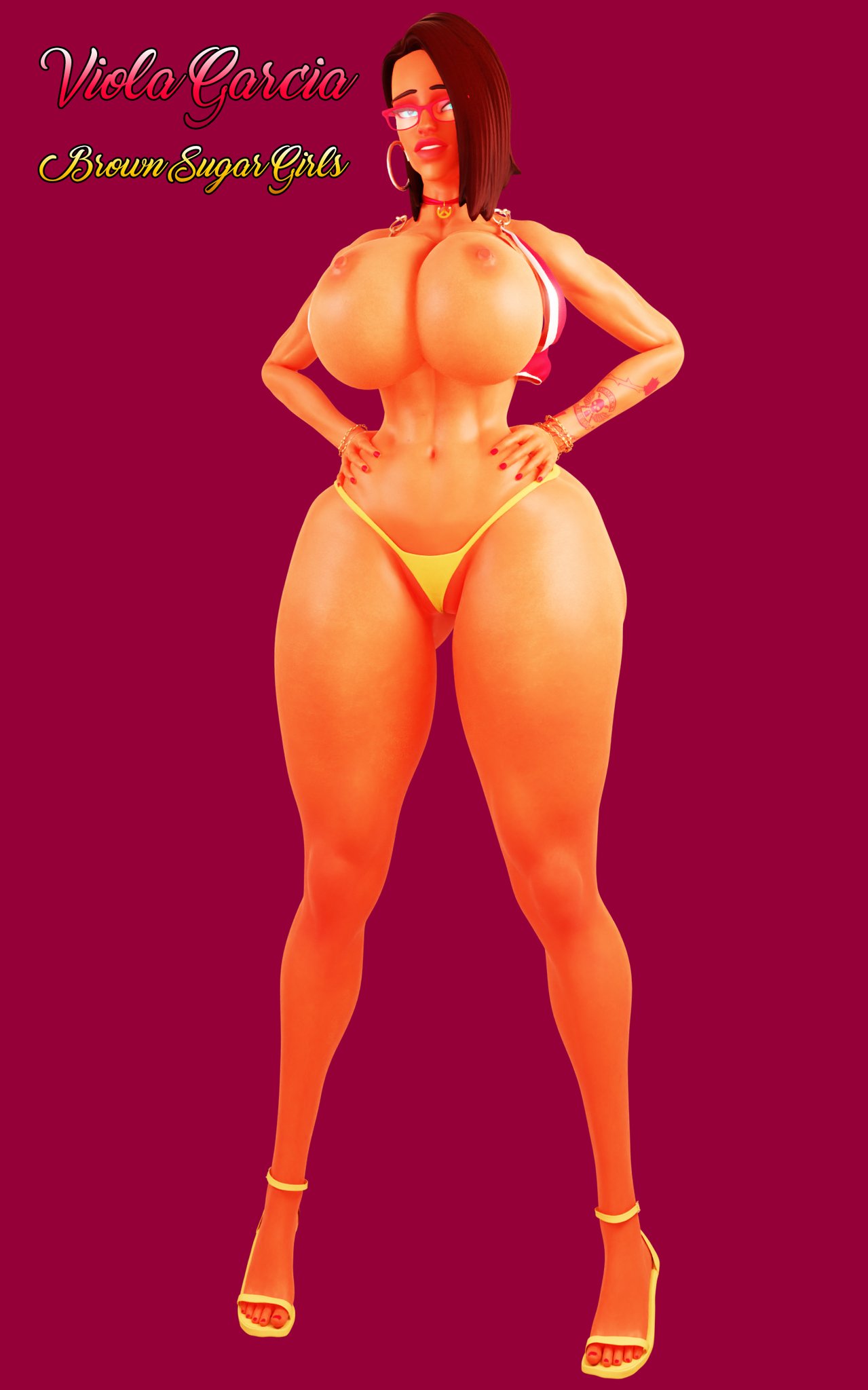 1girls 3d alternate_character ashe_(overwatch) big_breasts blizzard_entertainment breasts brown_sugar_girls busty carbonfibersfm cleavage curvaceous curvy curvy_figure eyebrows eyelashes eyes female female_focus hair hips hourglass_figure huge_breasts human large_breasts legs light-skinned_female light_skin lips original original_character overwatch that_aint_ashe_wtf thick thick_hips thick_legs thick_thighs thighs top_heavy upper_body viola_garcia voluptuous waist wide_hips