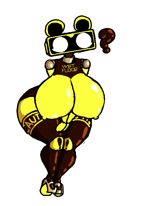 breasts five_nights_at_freddy's five_nights_at_freddy's:_security_breach patpat robot_girl the_absolute thighs thighs_together wet_floor_bot_(fnaf)