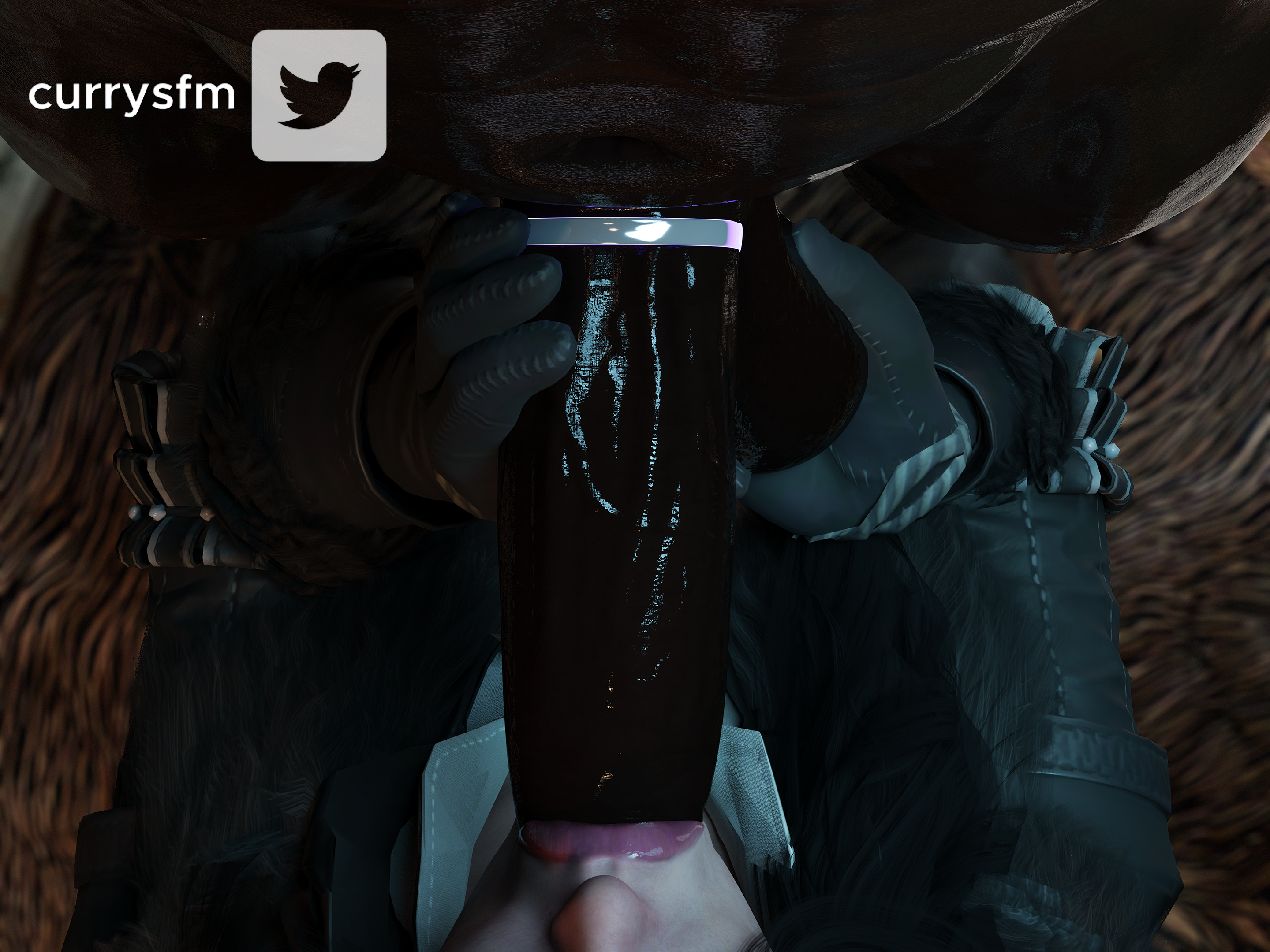 1boy, 1girls, 3d, balls, big penis, black gloves, cock ring, currysfm, dark skin, dark-skinned male, female, female pov, gloves, hand on penis, holding penis, interracial, light skin, light-skinned female, male, penis, pov, silver cock ring, straight, taker pov, testicles, the witcher (series), the witcher 3: wild hunt, touching penis, yennefer