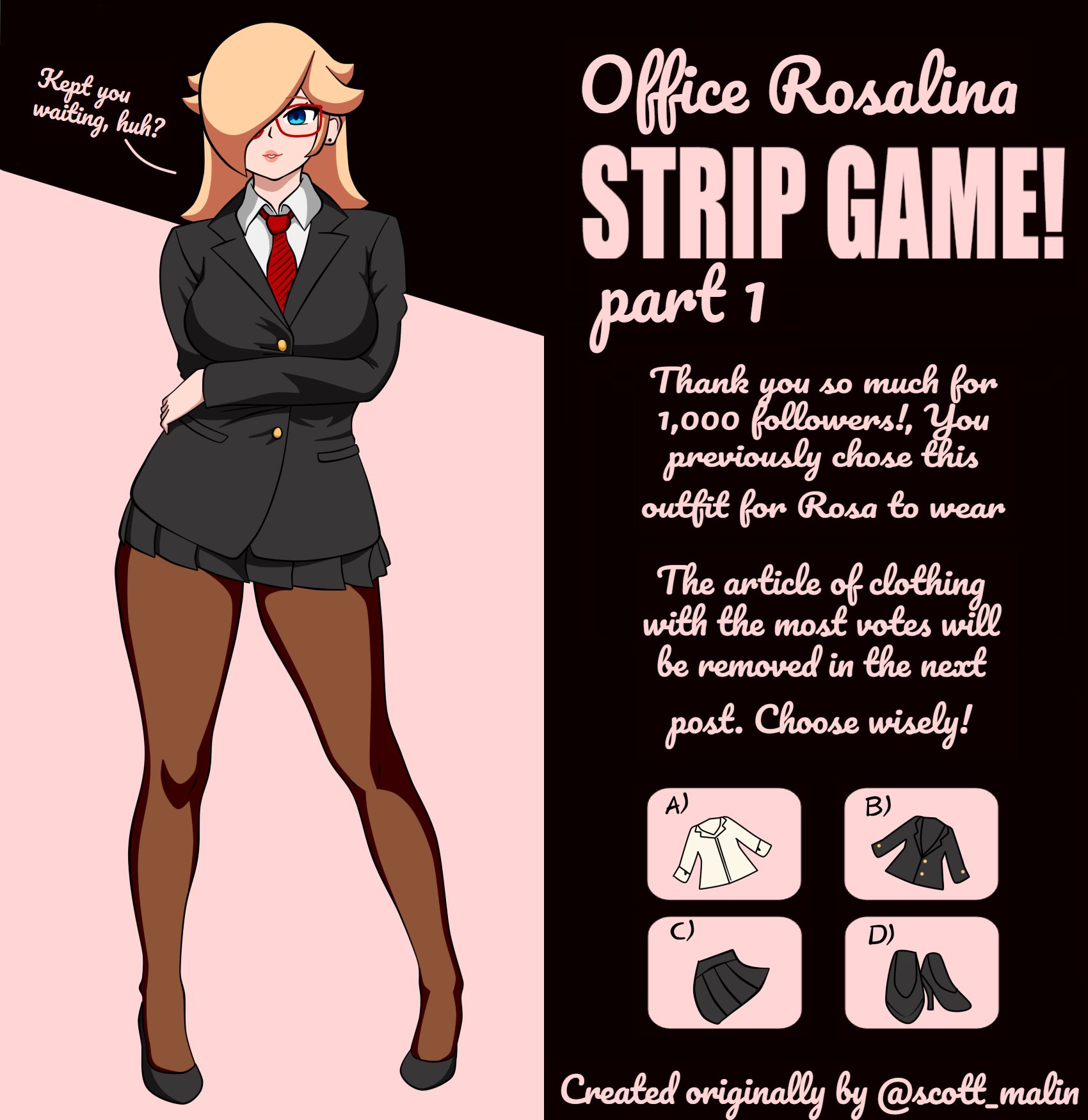 1girls, 2d, blonde hair, breasts, female, female only, hair over one eye, light skin, looking at viewer, mario (series), mcarthur1010, nintendo, pantyhose, princess rosalina, solo, solo female, strip game, tagme, woomy1010