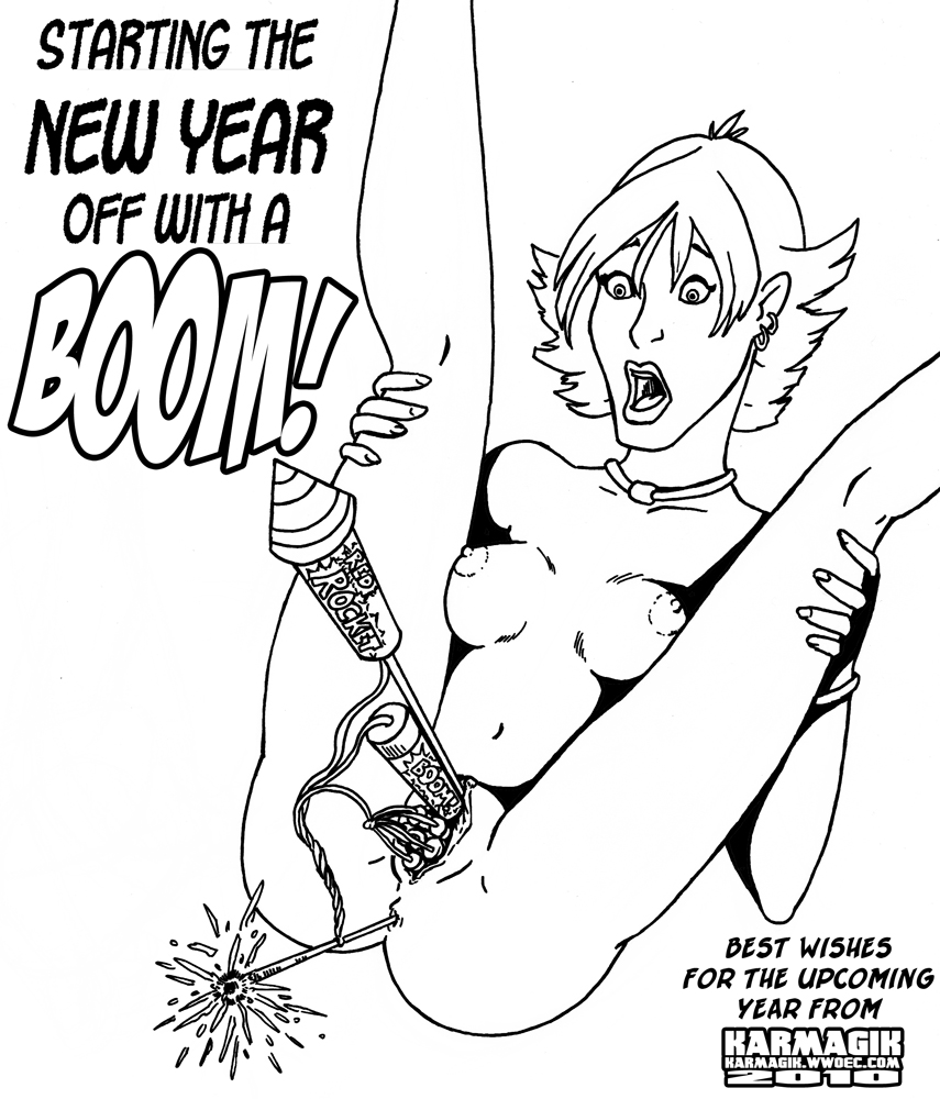 1girls 2010 anus boom-boom_(x-men) female holidays karmagik marvel marvel_comics monochrome new_mutants new_year nipples pussy solo straight_hair superheroine tabitha_smith x-men x-men_evolution