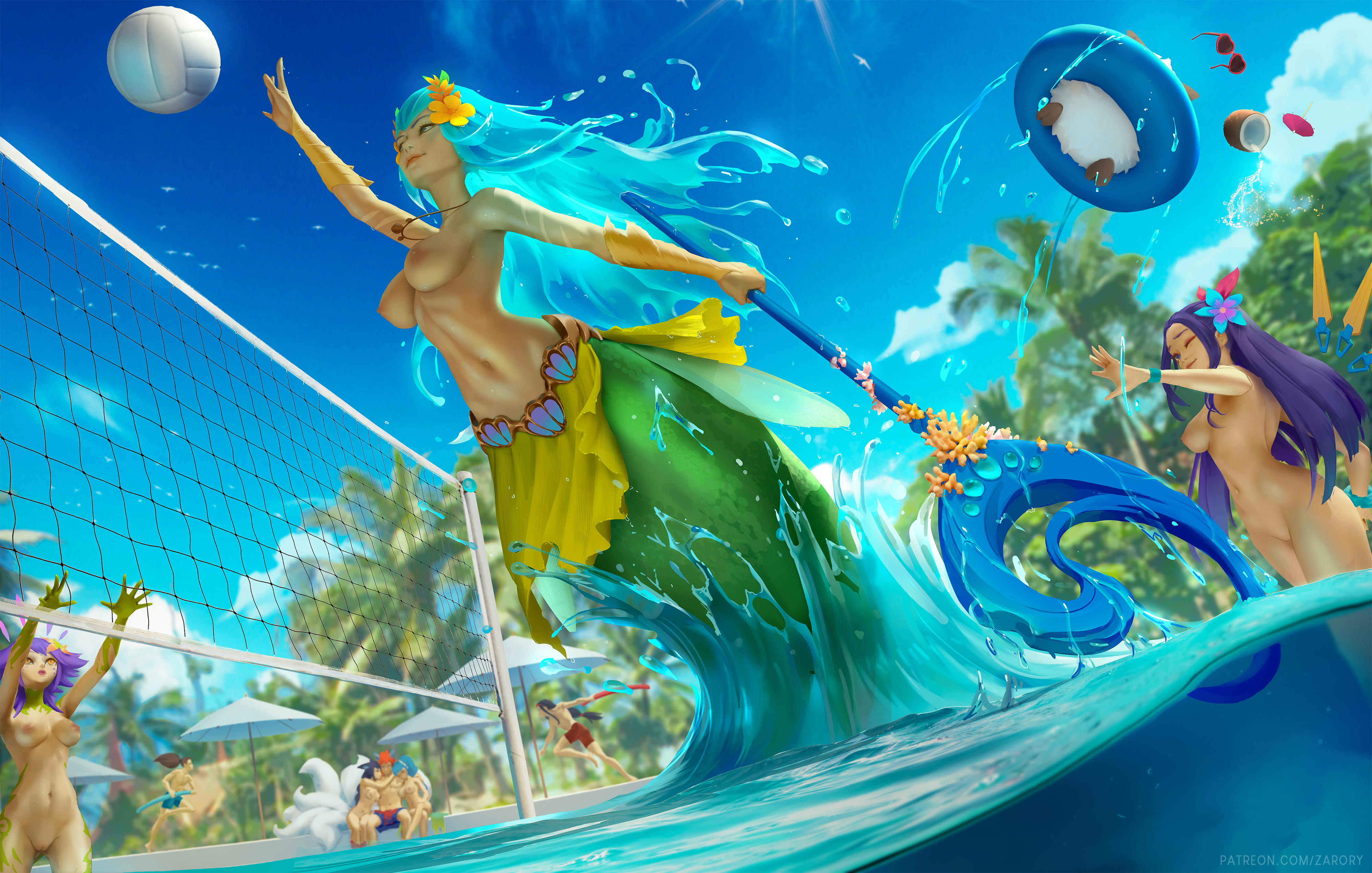 ahri, casual, female, female focus, irelia xan, league of legends, male, male/female, nami (league of legends), neeko, nipples, nude, pool party series, public, pussy, sett, sona buvelle, straight, tagme, vagina, yasuo, yone, zarory